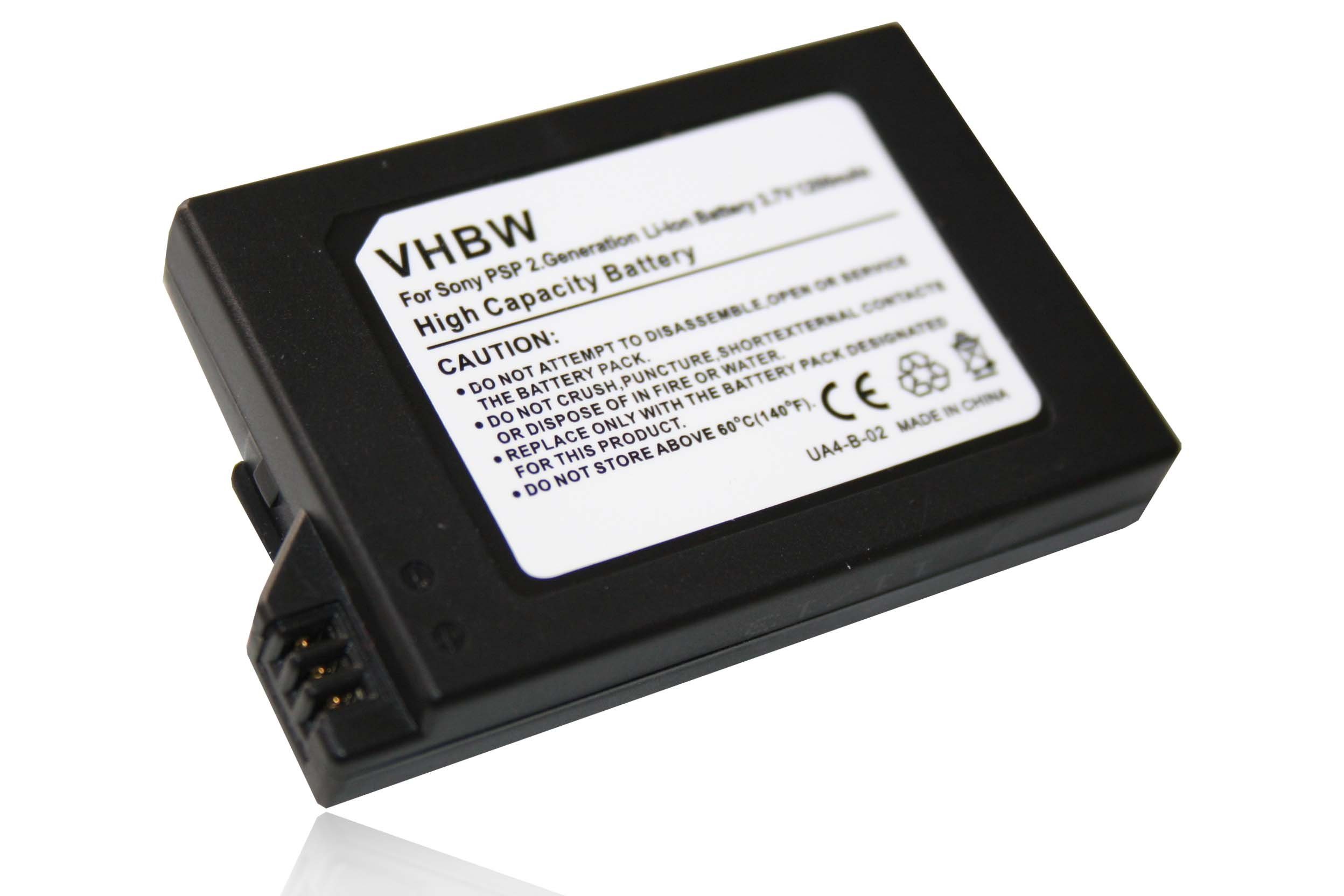 vhbw passend für Sony Playstation Portable Brite PSP-3000, PSP-3001, Akku 1200 mAh