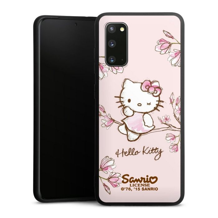 DeinDesign Handyhülle Hello Kitty Fanartikel Hanami Hello Kitty - Magnolia Samsung Galaxy S20 Silikon Hülle Premium Case Handy Schutzhülle