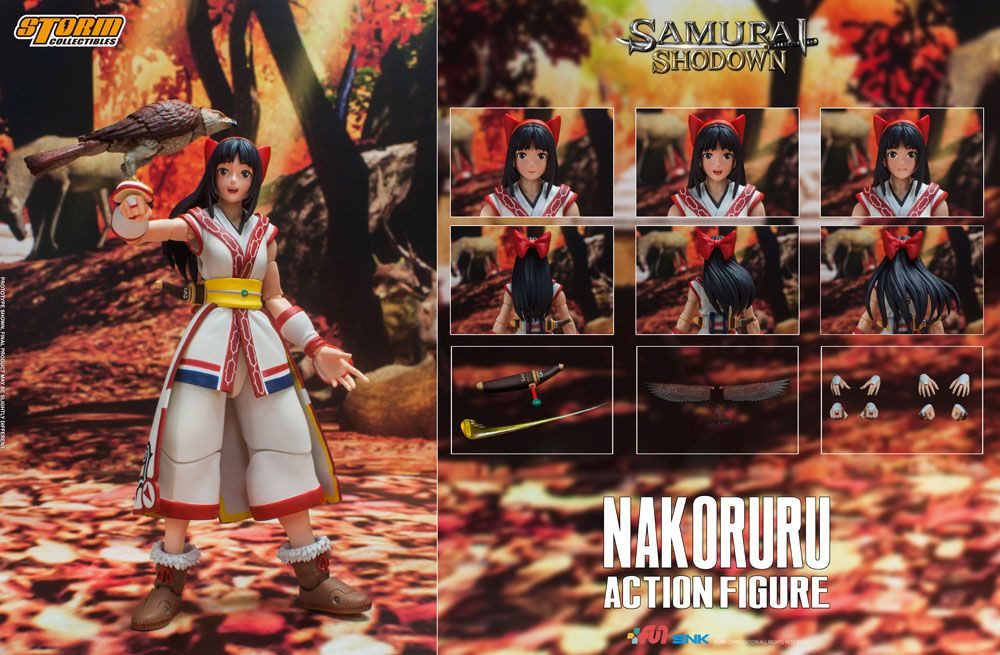Storm Collectibles Actionfigur Storm Collectibles Samurai Shodown 1/12 Nakoruru 18 cm Actionfigur