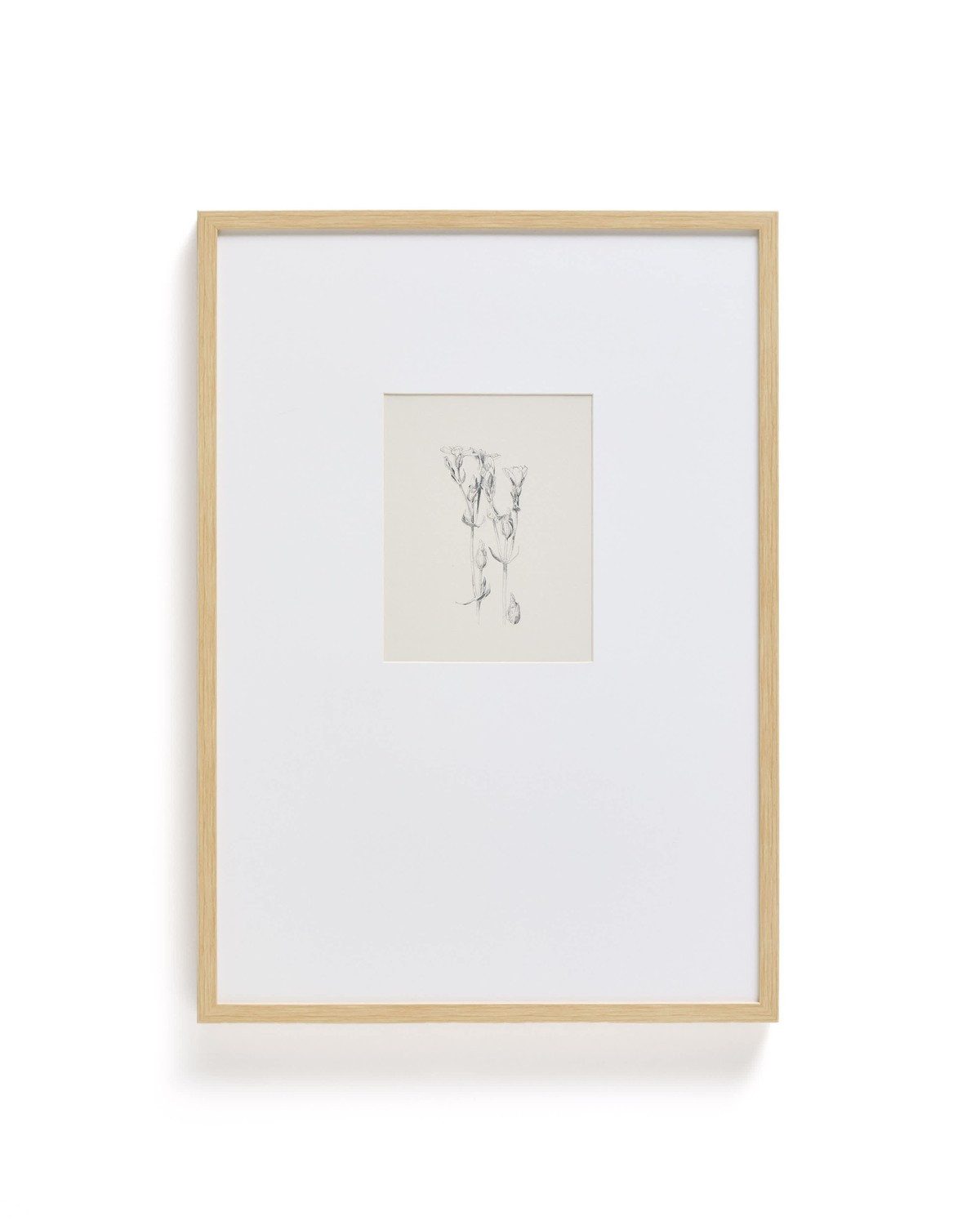 Natur24 Wandbild Lirena Bild 50 x 70 x 3 cm Segeltuch Polystyrol Gewebe Weiß Beige