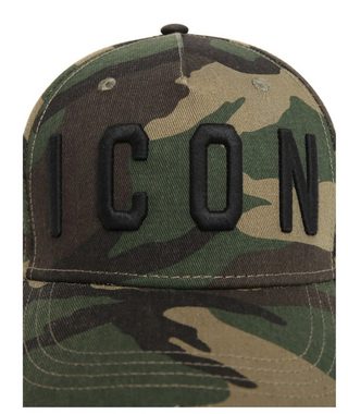 Dsquared2 Baseball Cap DSQUARED2 ICON CAMOUFLAGE LOGO BASEBALLKAPPE HAT BASEBALL CAP EMBROIDE