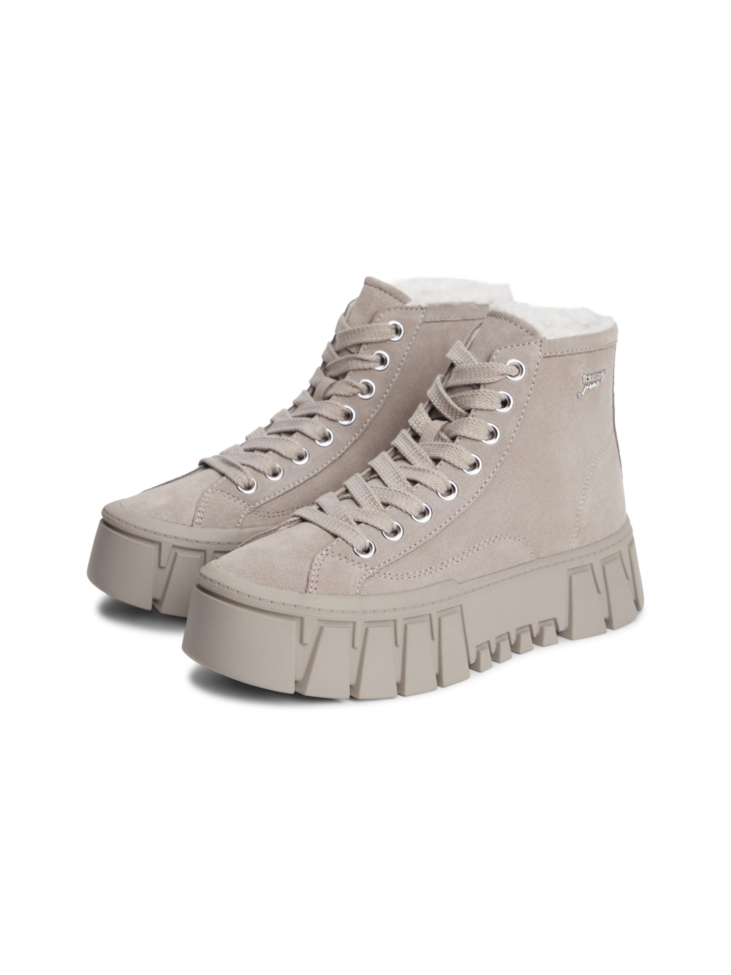 Tommy Jeans TJW PLATFORM SNEAKER MC WL Winterboots Plateauboots mit seitlichem Schmucklogo