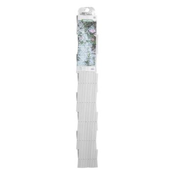 Nature Pergola Garten-Rankgitter 100x200 cm PVC Weiß 6040703, (1-tlg)