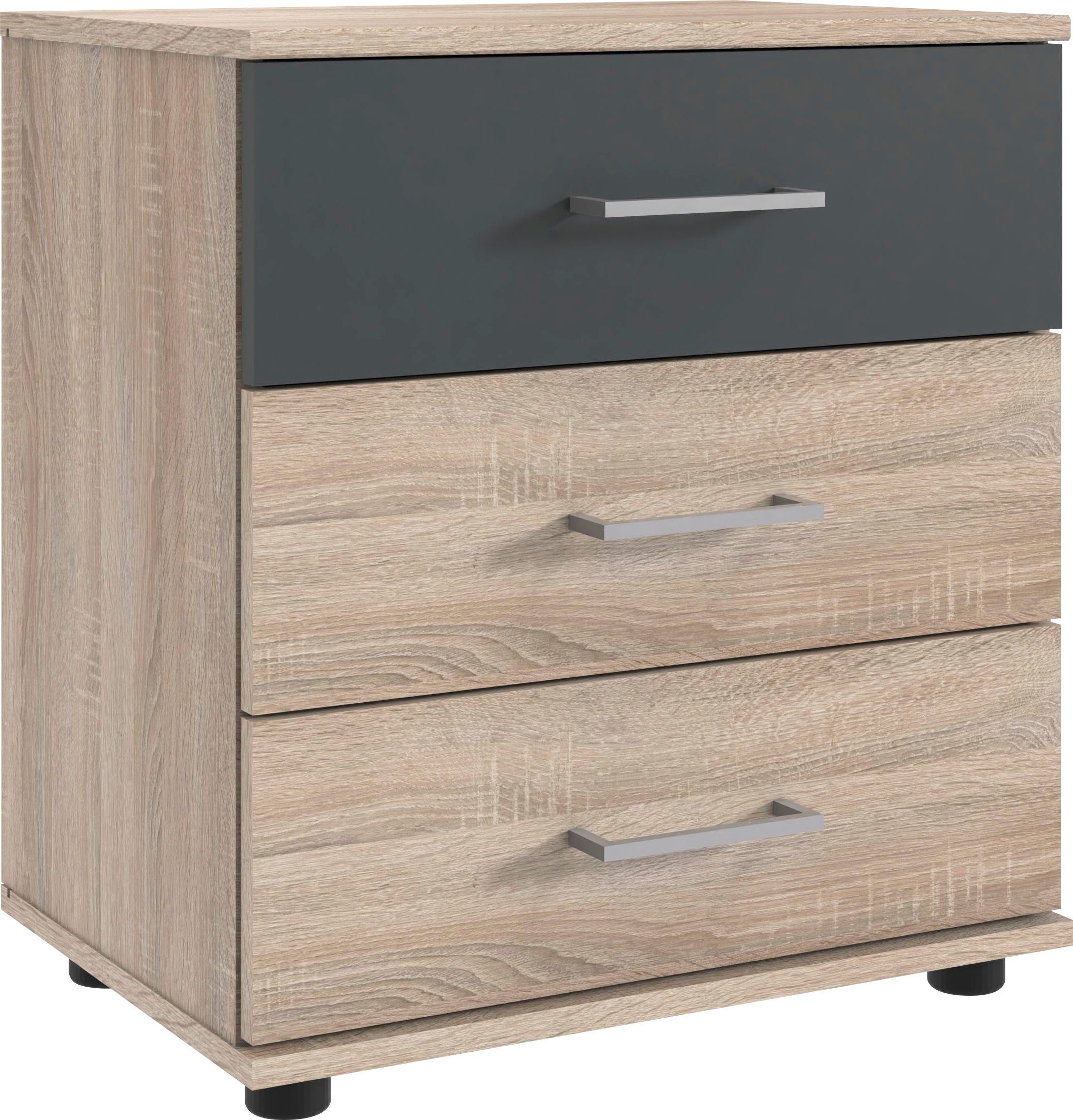 Wimex Nachtkommode Taiga, mit 3 Schubladen, 52cm breit