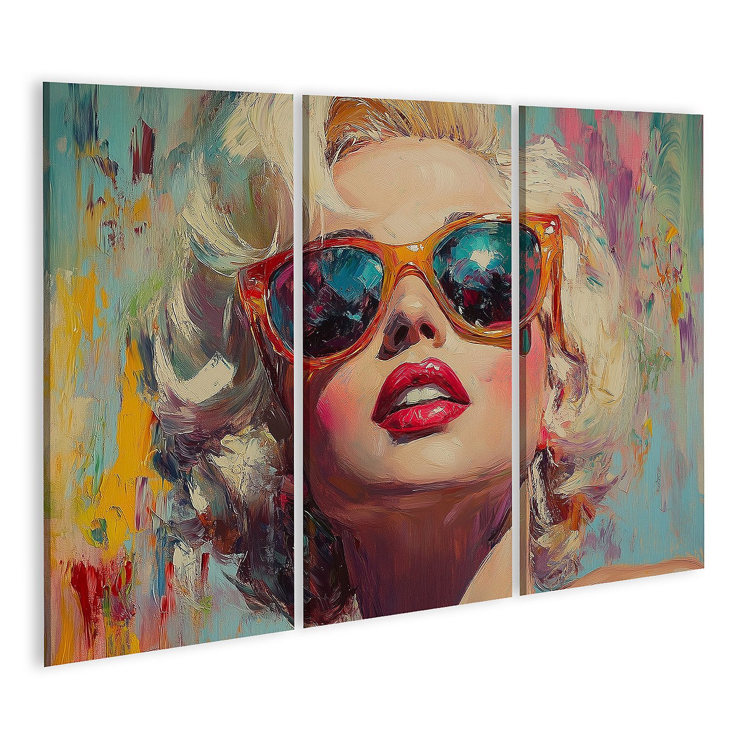 islandburner Leinwandbild, Marilyn Monroe pop Art