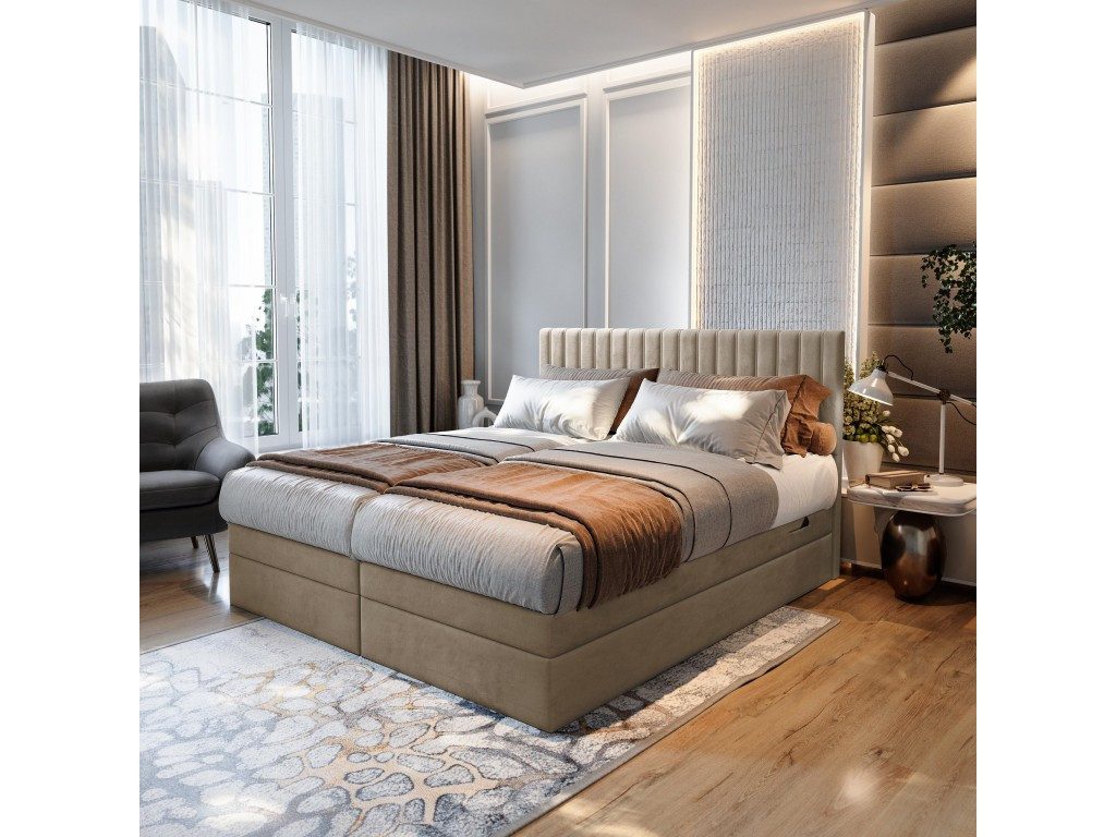 TRADA Boxspringbett ADELE mit Taschenmatratze & Topper 180x200 cm (Set, Bet günstig online kaufen