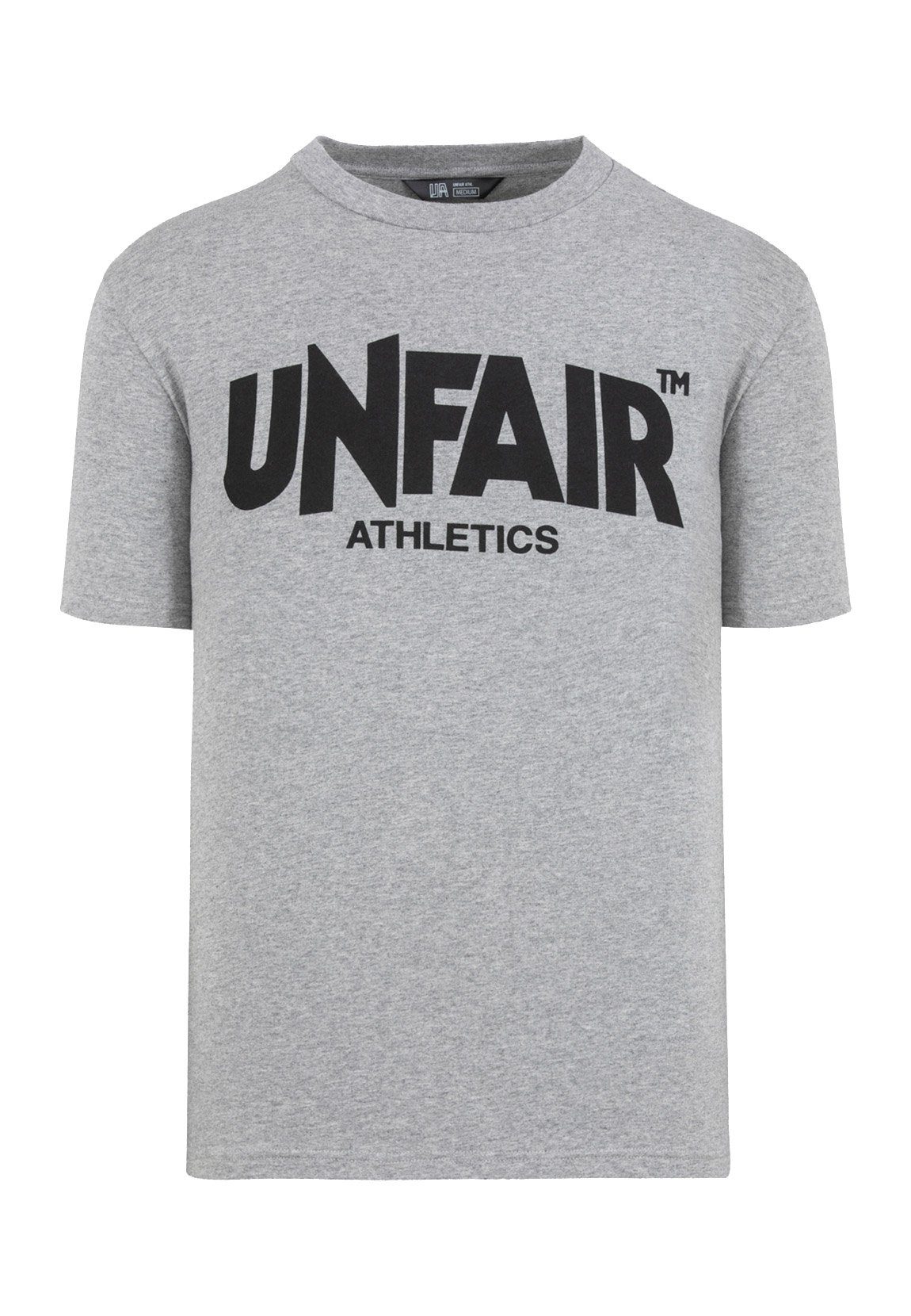 Unfair Athletics T-Shirt Unfair Athletics Herren T-Shirt CLASSIC LABEL UNFR19-004 Grey Grau