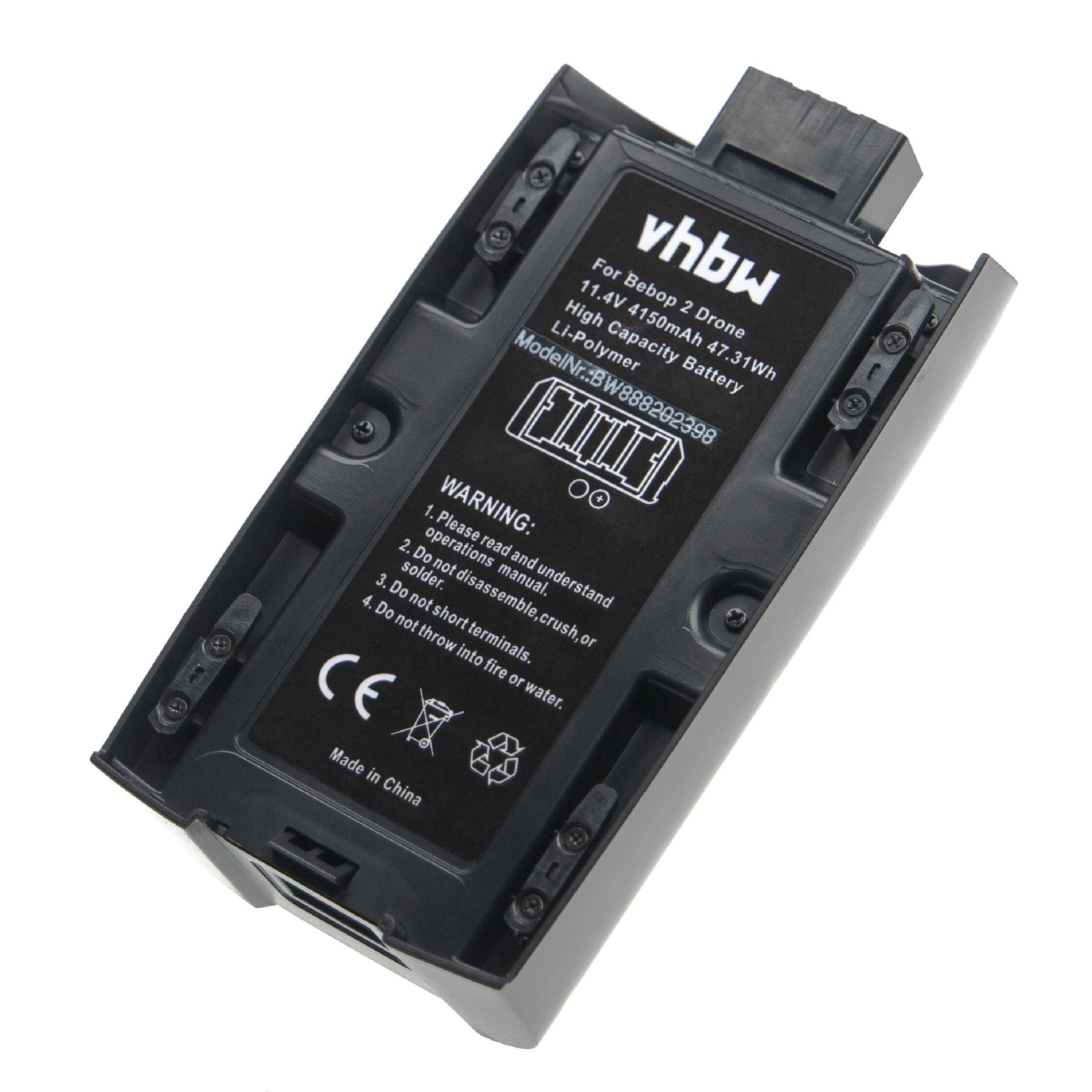 passend für Parrot Bebop 2 Power Modellbau Drohne (4150 mAh, 11,4 V, Drohnen-Akku