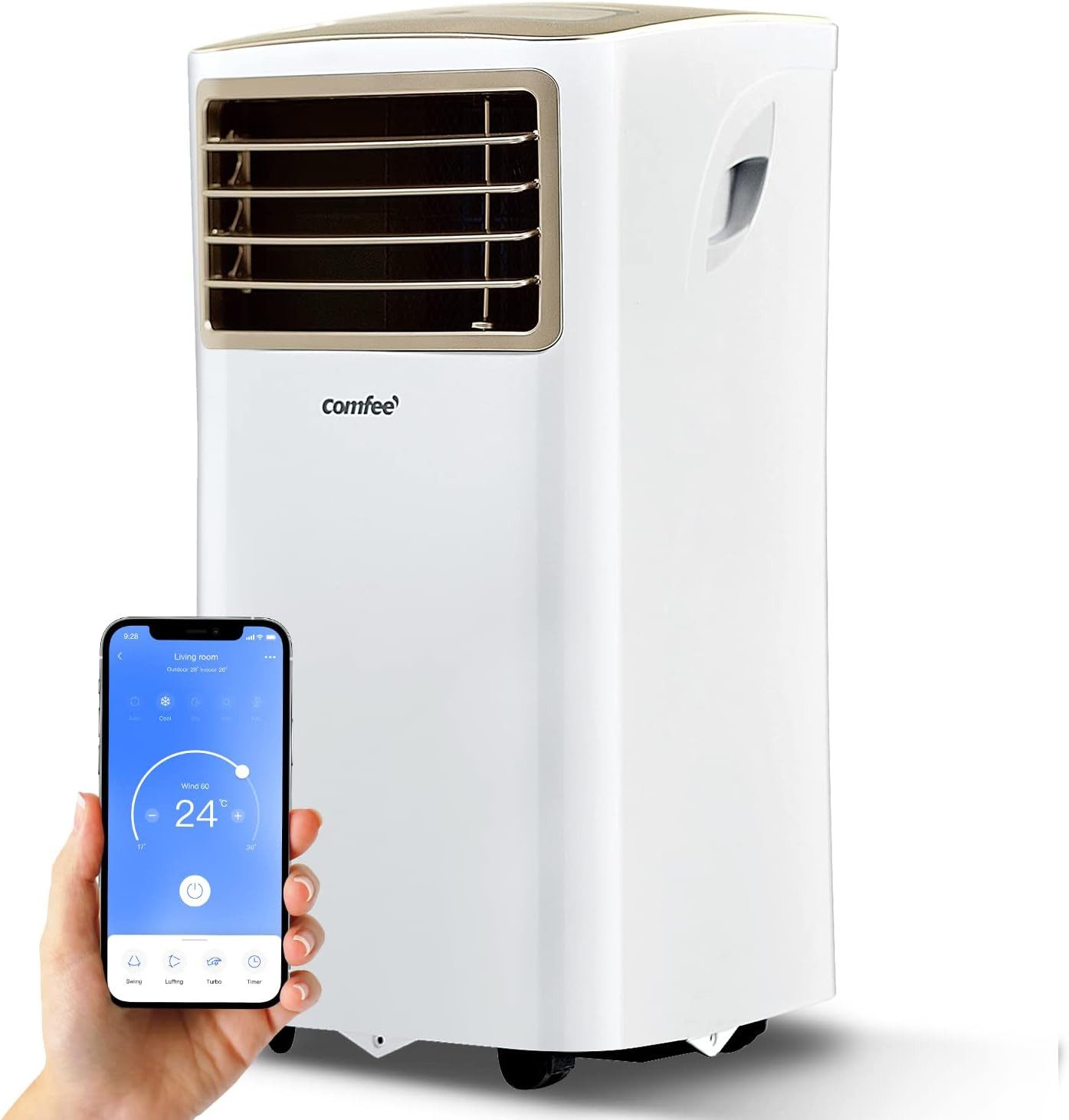 comfee 3-in-1-Klimagerät Easy Cool, Raumgröße bis 68m³(25), APP-Steuerung/Alexa/Google Home/IFTTT