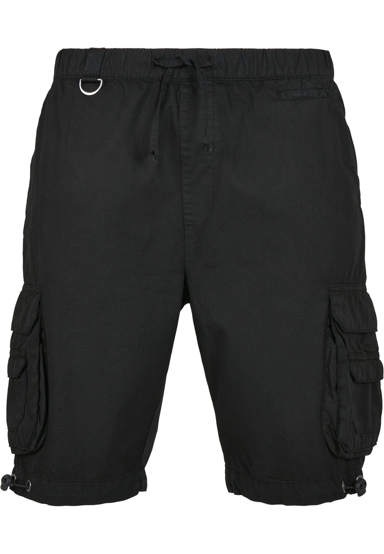 URBAN CLASSICS Pocket Double Shorts Cargo Stoffhose Herren black (1-tlg)