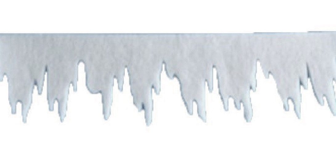 Erwin Hennecken GmbH Fensterdekoration Winterdeko Eiszapfen-Girlande. 1 Stü günstig online kaufen