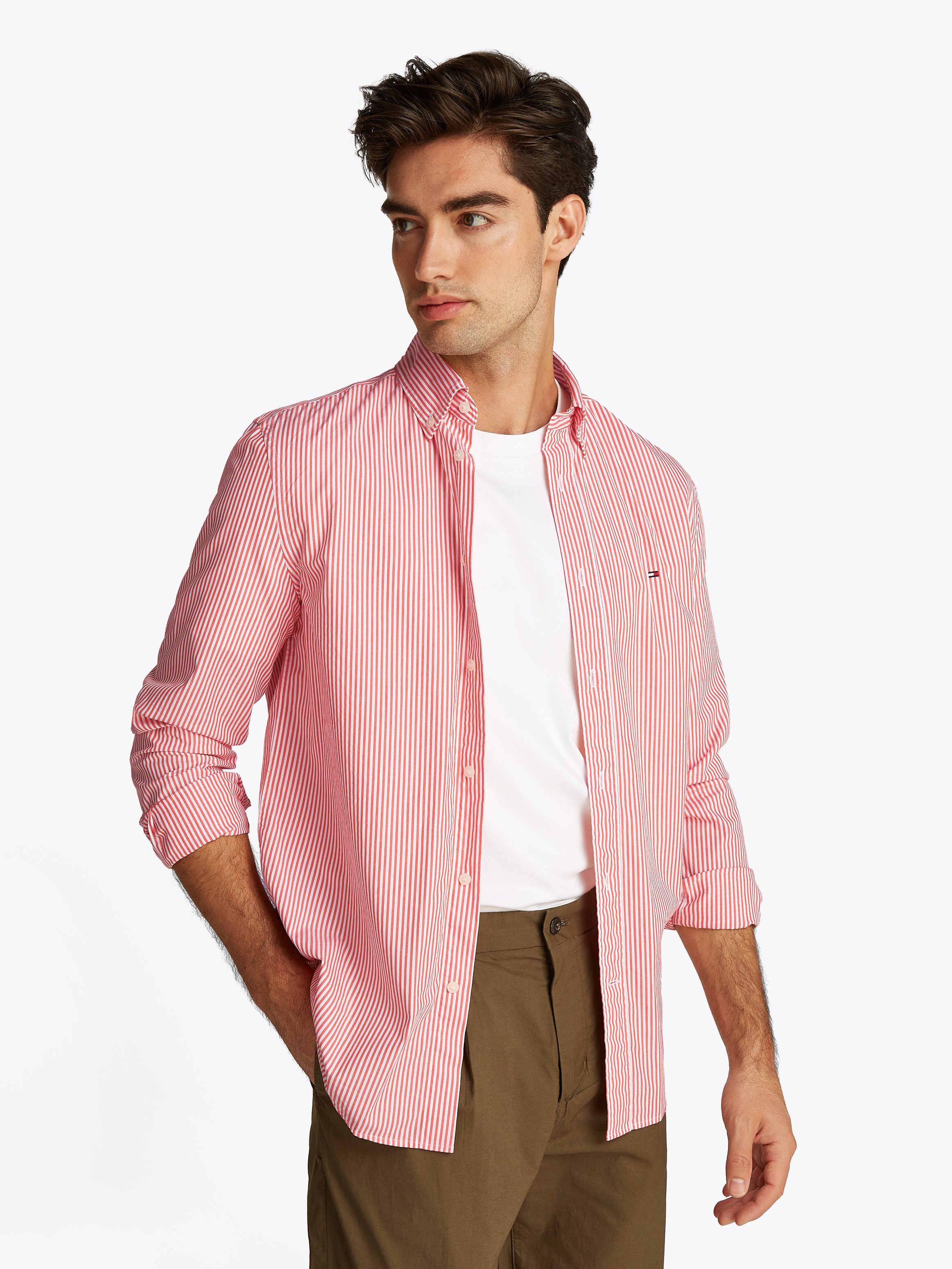 Tommy Hilfiger Langarmhemd FLEX POPLIN CLASSIC günstig online kaufen