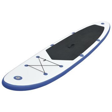 DOTMALL Inflatable SUP-Board Stand Up-Paddelboard-Set Aufblasbar Blau und Weiß Surfboard