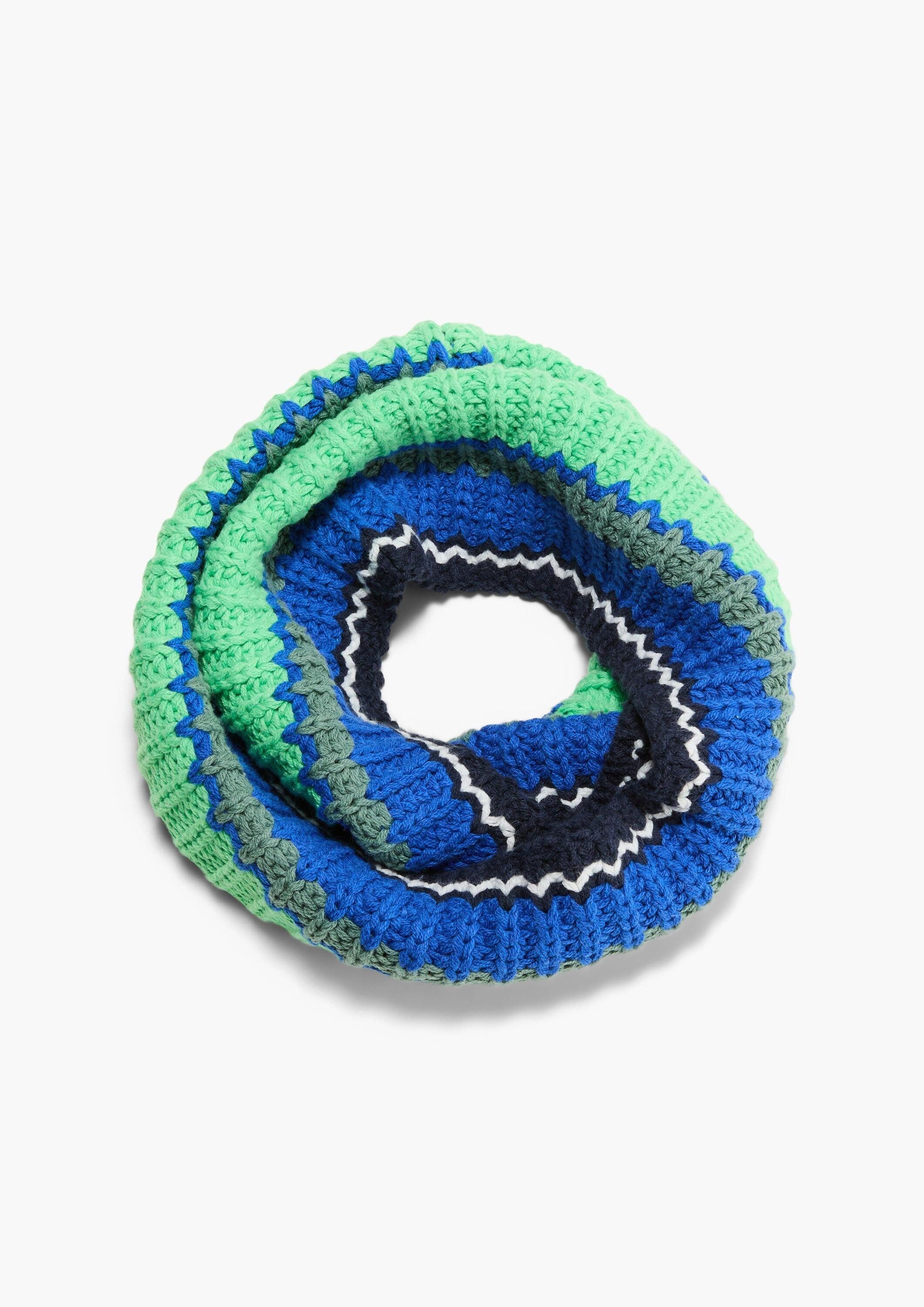 s.Oliver Loop Tuch, Loop-Schal in Rippstrick