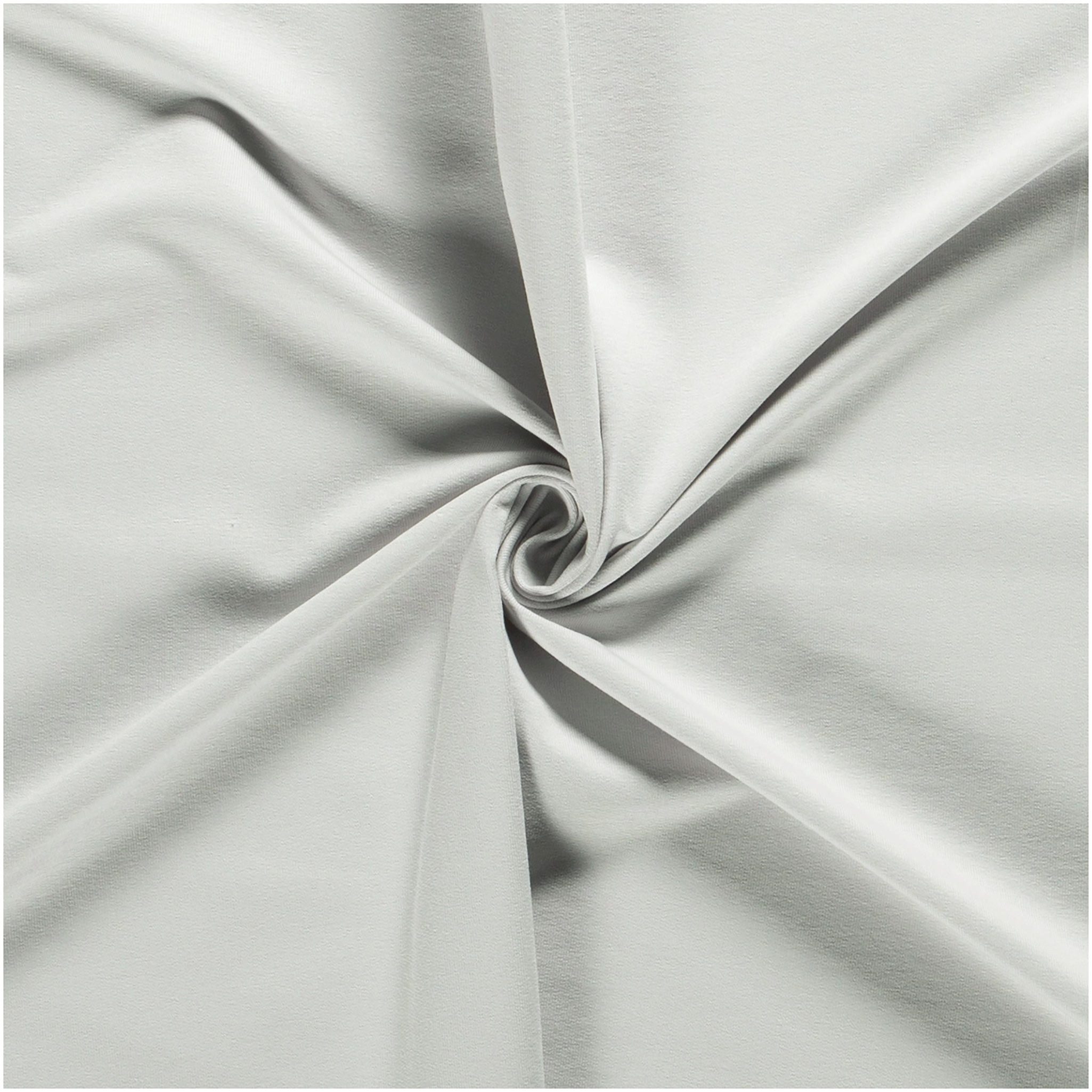 maDDma Stoff French Terry 0,5m Elasthan Baumwollstoff Meterware 150cm DIY Uni Nähen, 061 - hellgrau