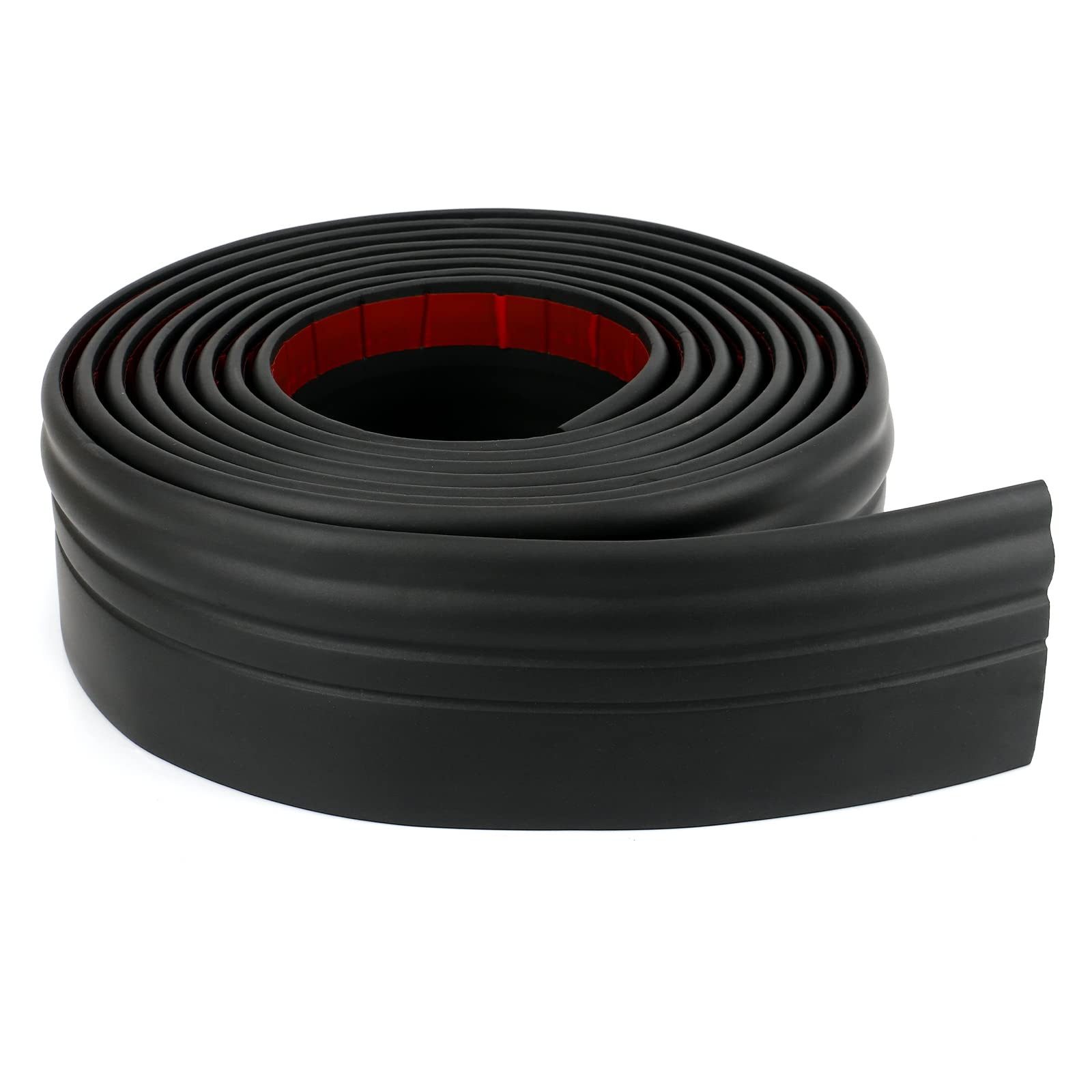 Coonoor Sockelleiste Weichsockelleiste Selbstklebend Kantenschutz Leisten Zuschneibar, 1-St., Knickleiste, Abschlussleiste für Küche, Badezimmer -Dichtungsband