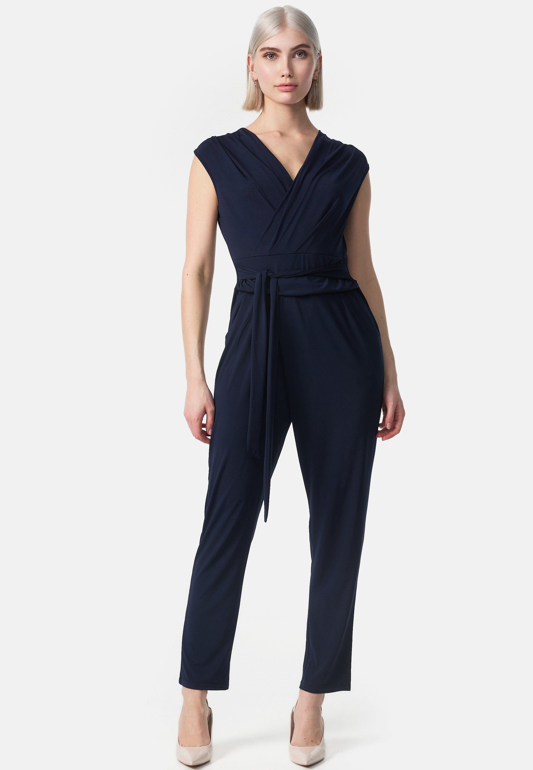Rayshyne Overall PM-36 (Business Jumpsuit Wickeloptik mit Bindegürtel ohne günstig online kaufen