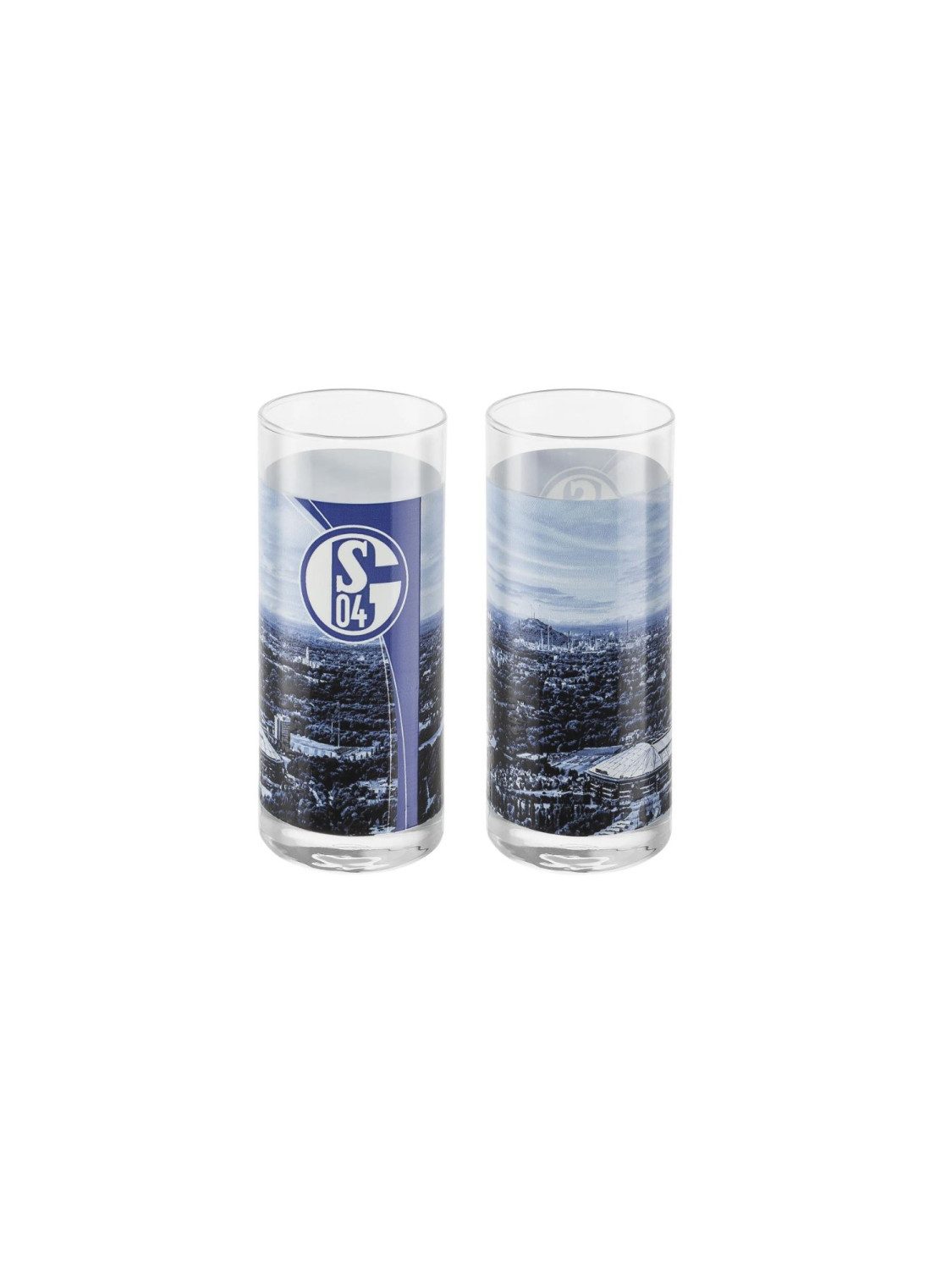 FC Schalke 04 Glas FC Schalke 04 Glas 2er-Set – Bild 2 von 2