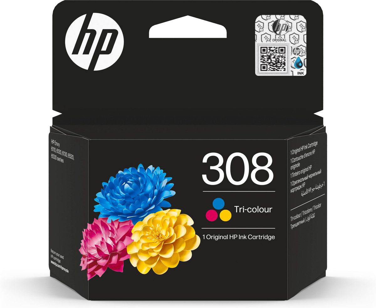 HP HP 308 Envy Tinte 3color 120 Seiten Tintenpatrone