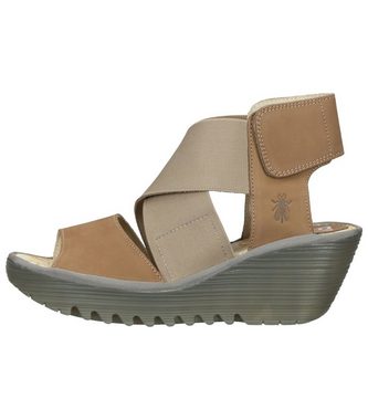 Fly London Sandalen Leder Keilsandalette