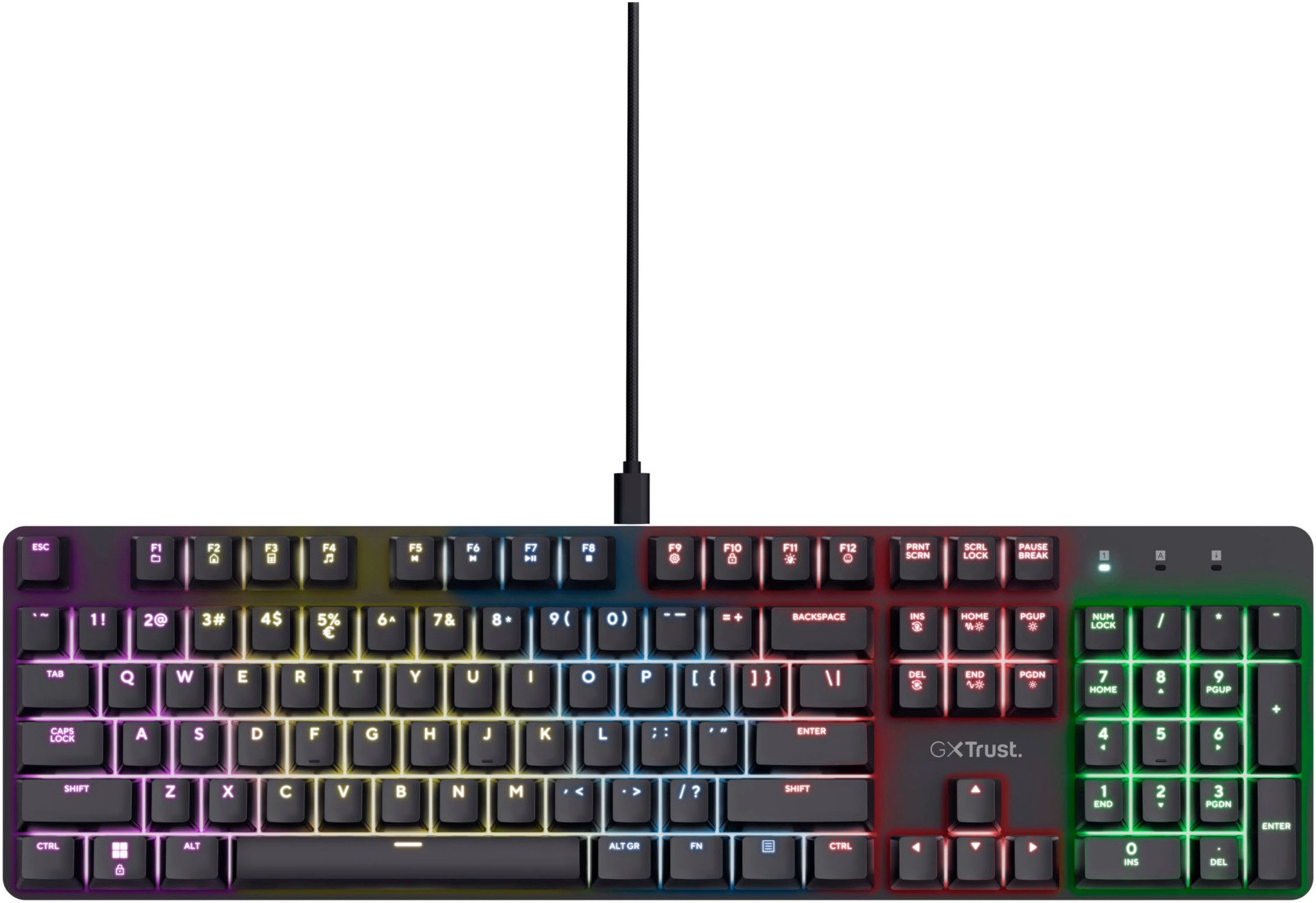 Trust GXT 871 Zora Gaming-Tastatur