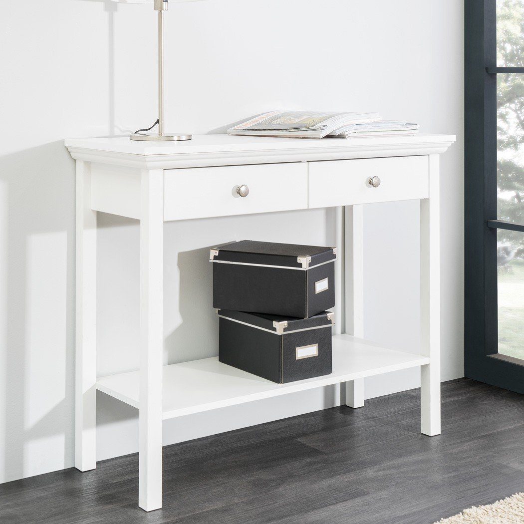 expendio Konsolentisch Landström 44, Landhausstil weiß günstig online kaufen