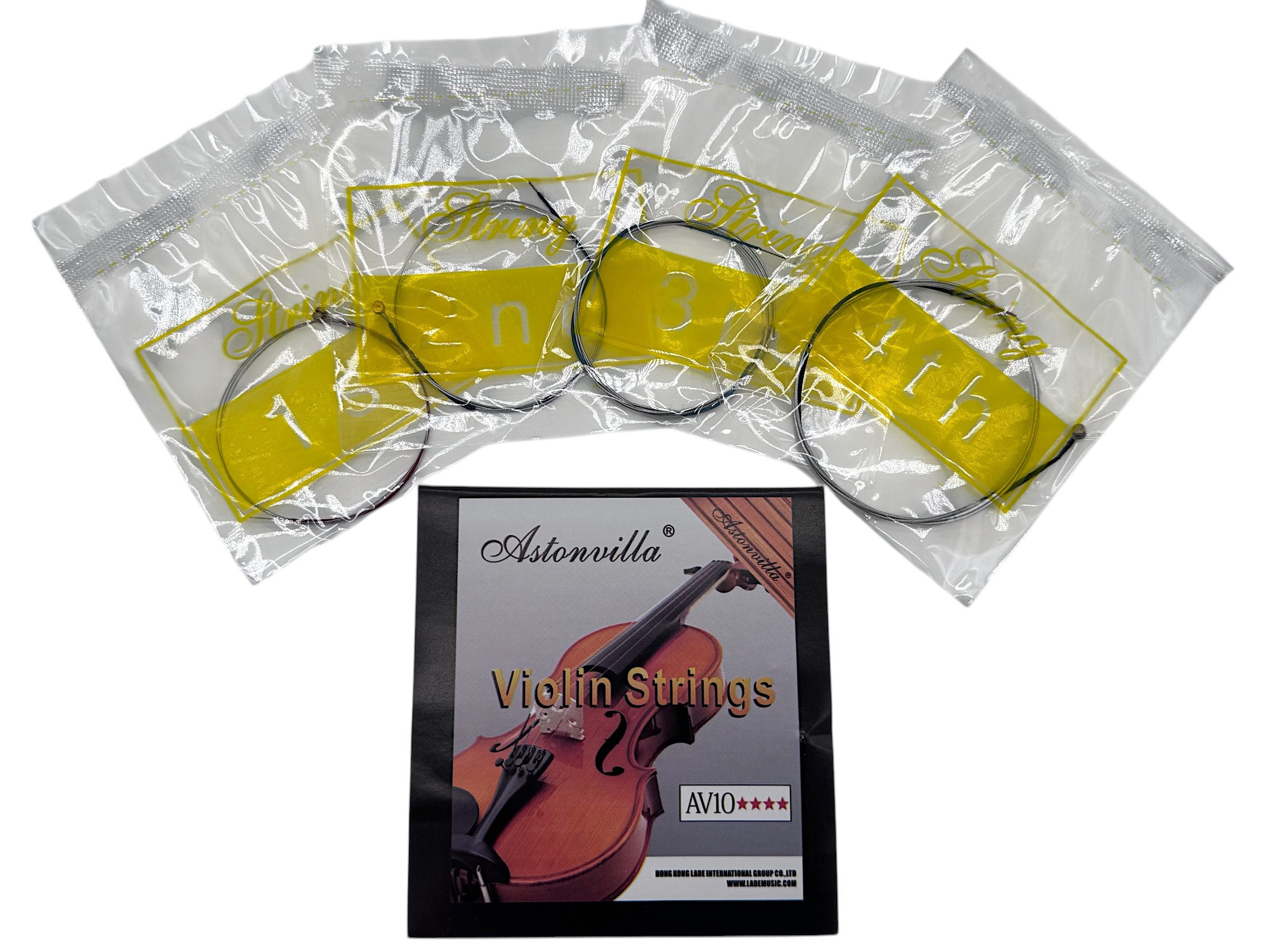 Violine AV10 4/4 Violine Stahl Saiten Satz Geige Set Strings