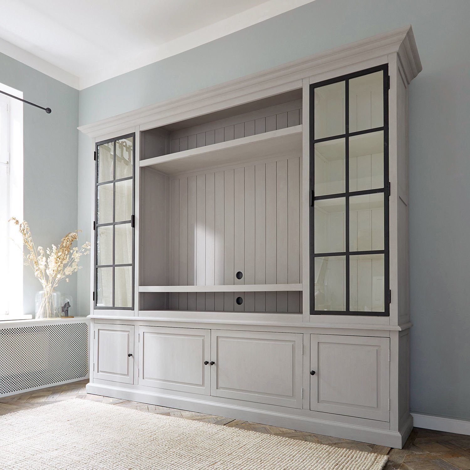 Mirabeau Hochschrank Schrank Pratola grau