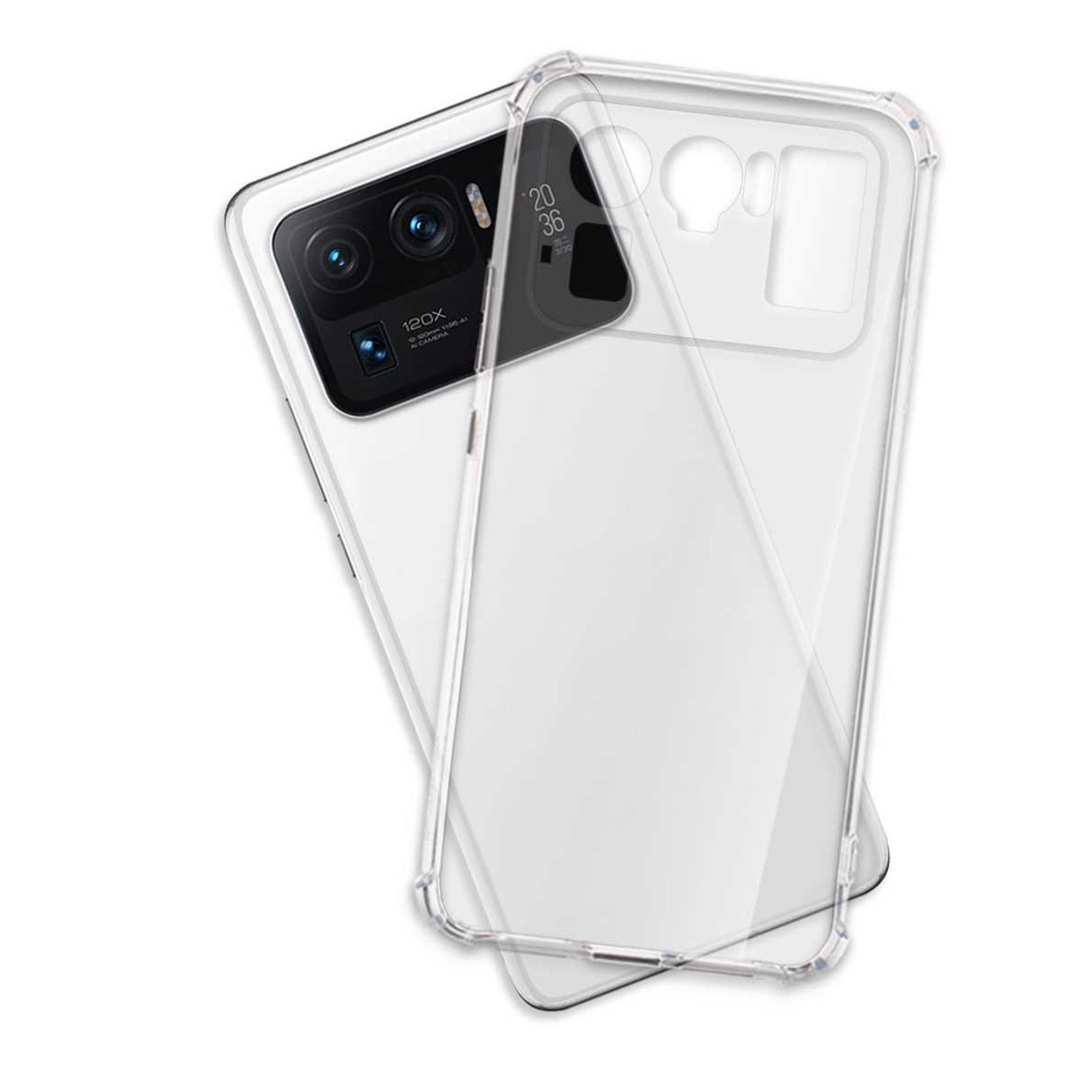 mtb more energy Smartphone-Hülle Clear Armor Case für Xiaomi Mi 11 Ultra, Transparente TPU Schutzhülle Case Backcover mit Anti-Shock Verstärkung