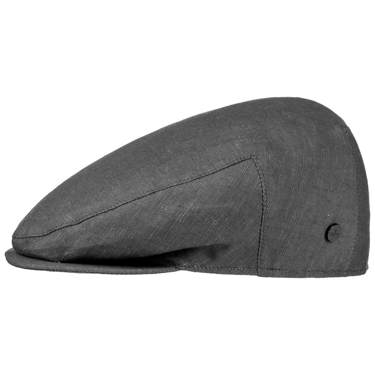 Lierys Flat Cap (1-St) Flatcap mit Schirm, Made in Italy schwarz