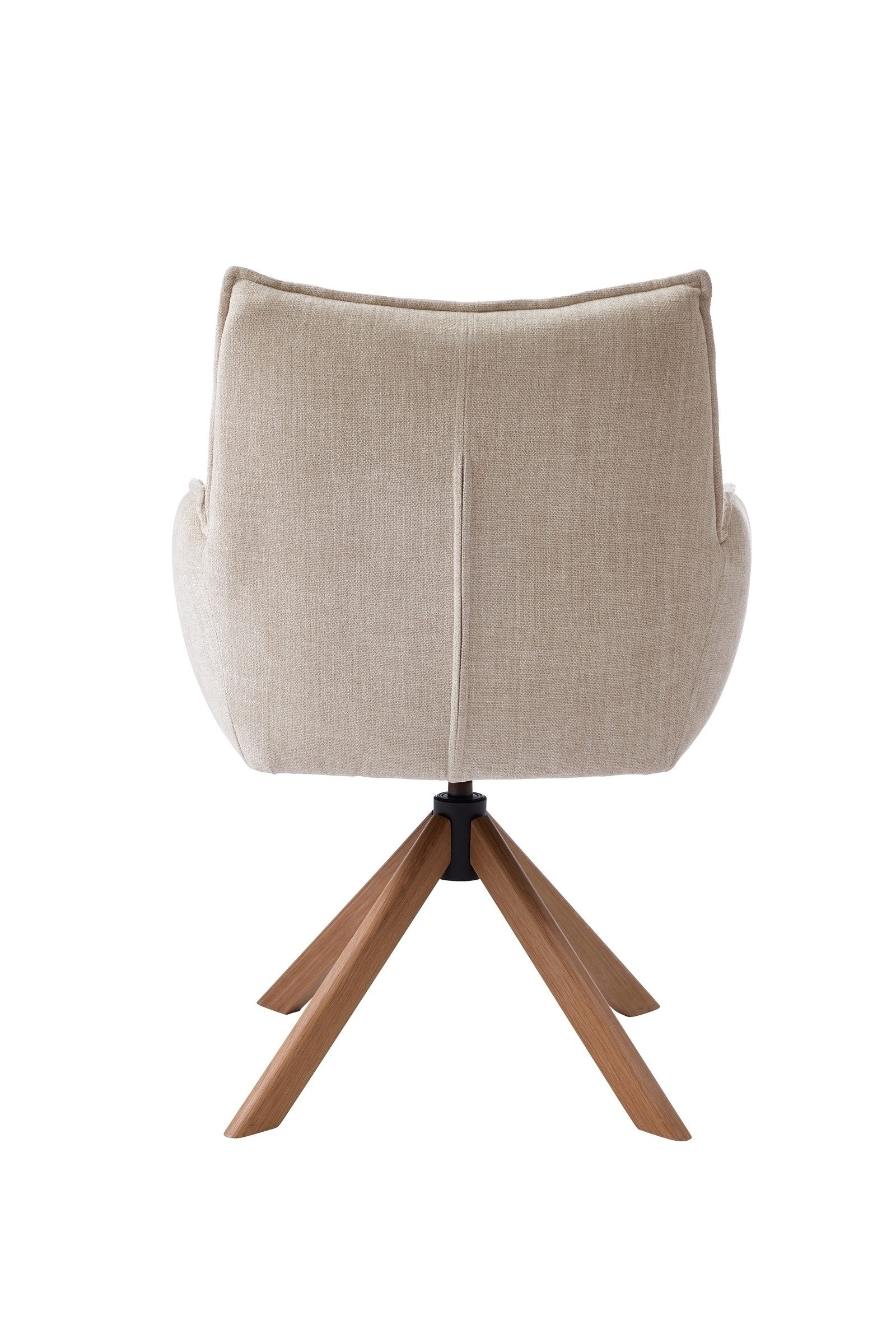 freiraum Armlehnstuhl Marilla, (2er-Set) drehbar, Federkern, Chenille beige - 59x86x65 (BxHxT) – Bild 4 von 5