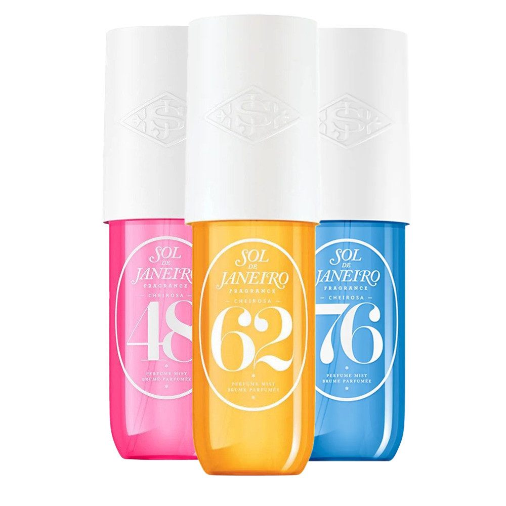 Sol de Janeiro Gesichts- und Körperspray Sol de Janeiro Cheirosa Perfume Mist 3er Set Travel Size, 3-tlg., Drei Body & Hair Mists zum Layern und schnellen Auffrischen
