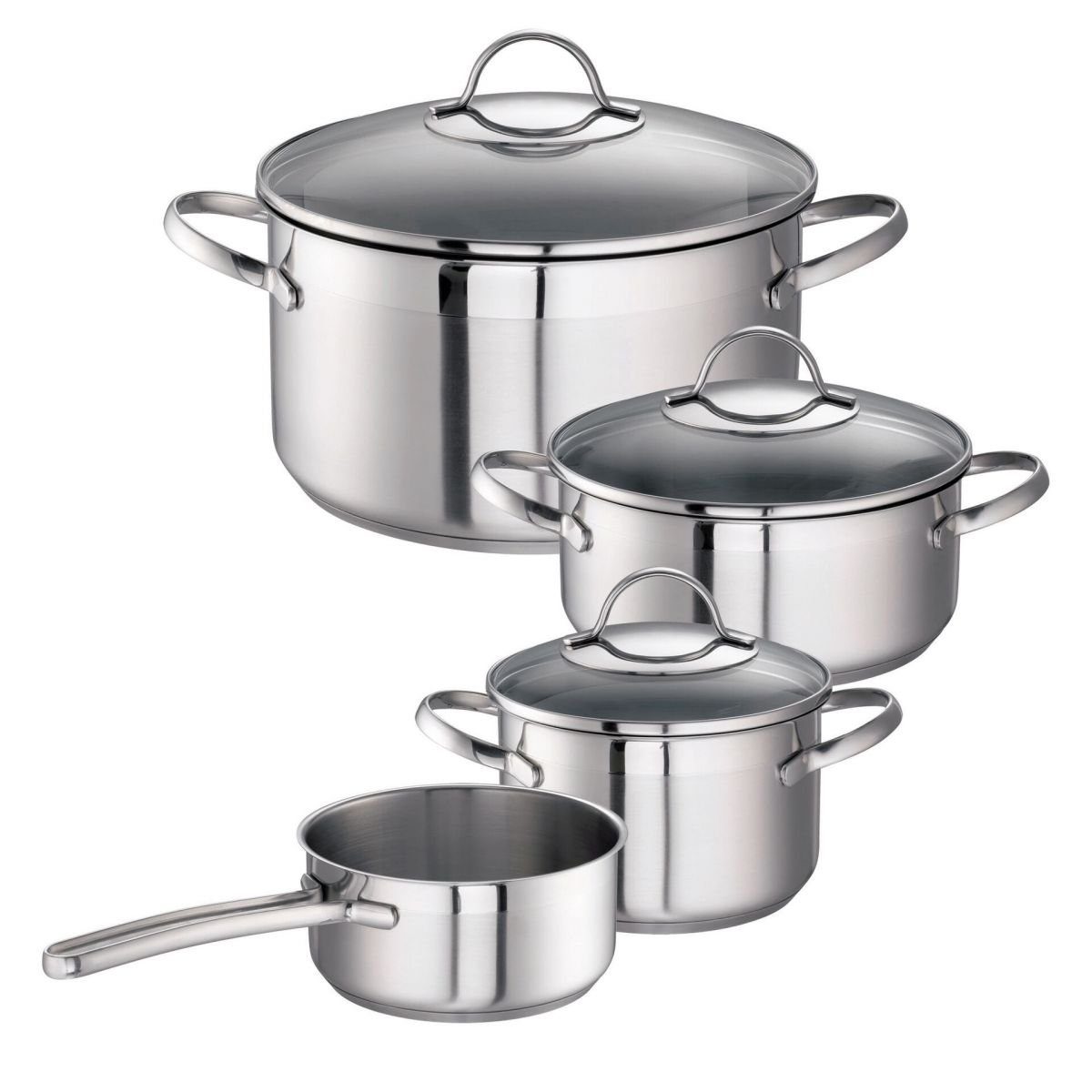 ROHE Germany Topf-Set »Allround-Set Merana«, Edelstahl 18/10, (4-tlg ...