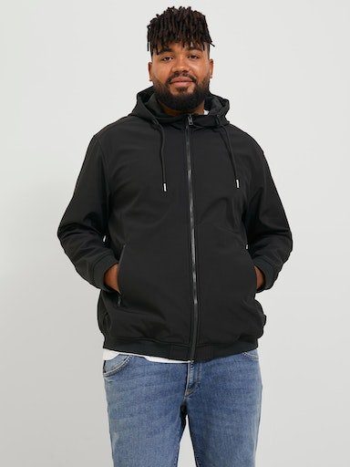 Jack & Jones PlusSize Softshelljacke JJEBASIC mit Kapuze und wasserabweisen günstig online kaufen