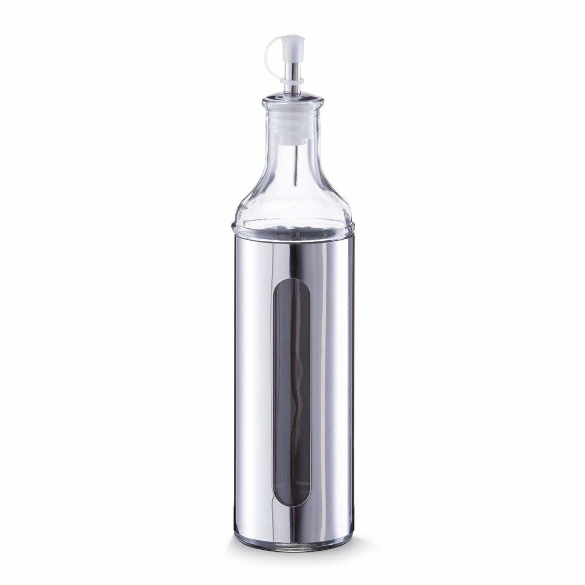 Zeller Present Gewürzbehälter Spender für Oliven, Essig, Flasche, Edelstahl, ZELLER, rostfreier Stahl, (einzeln, einzeln)