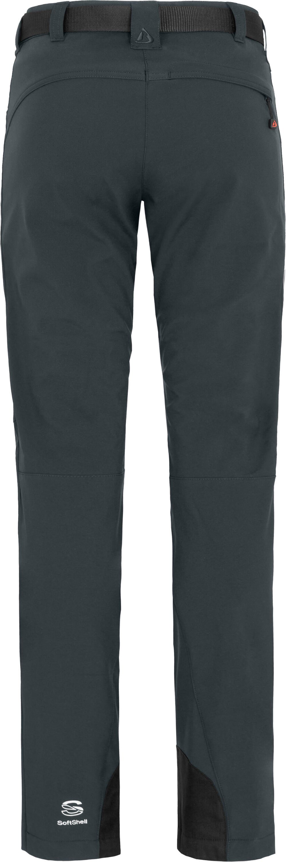 grau Bergson Damen warm, Winter Outdoorhose Softshellhose, winddicht, Kurzgrößen, dunkel MAILA