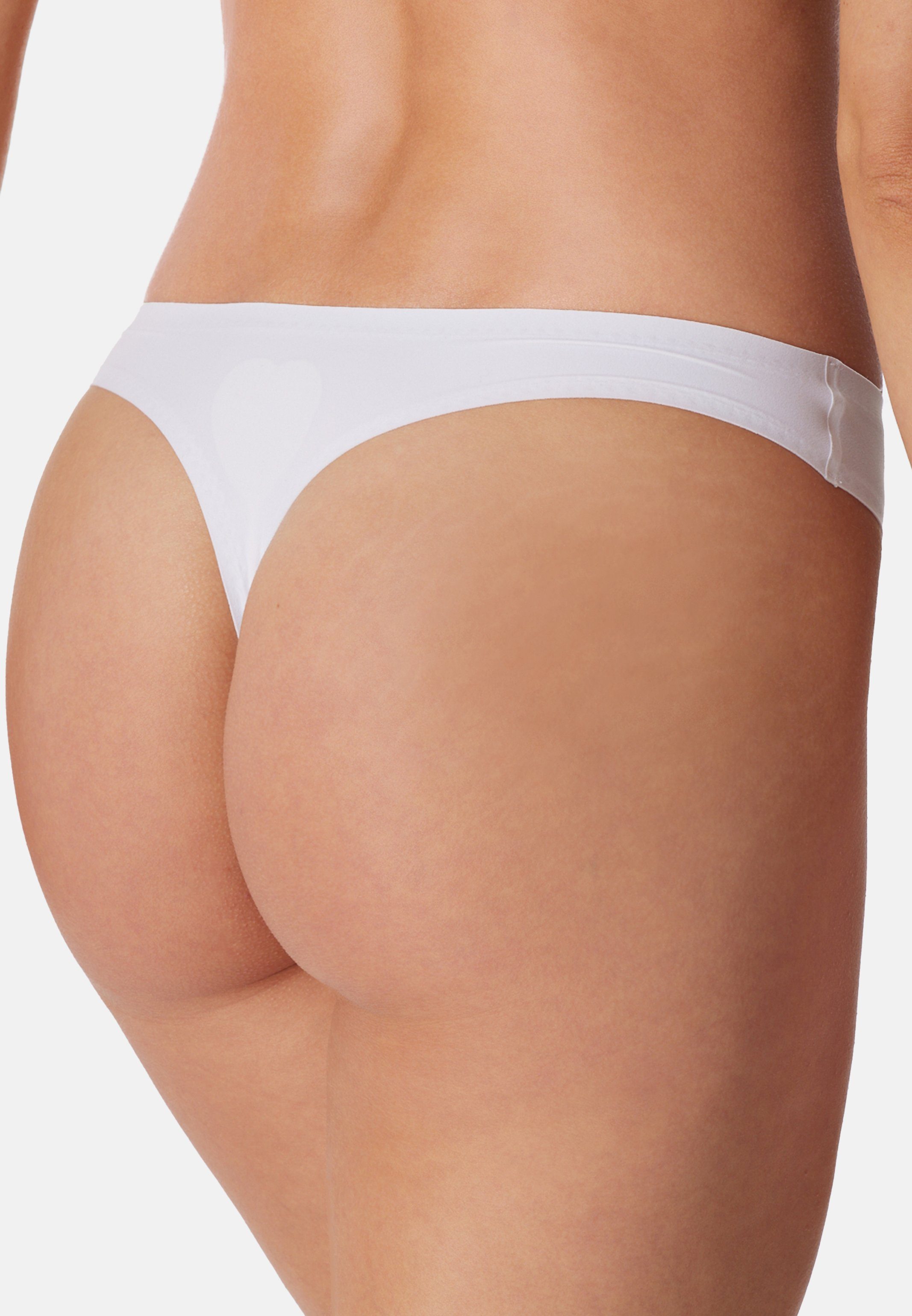 Schiesser T-String 3er Pack Invisible Soft (Spar-Set, 3-St) String - Sexy, knappe Schnittform