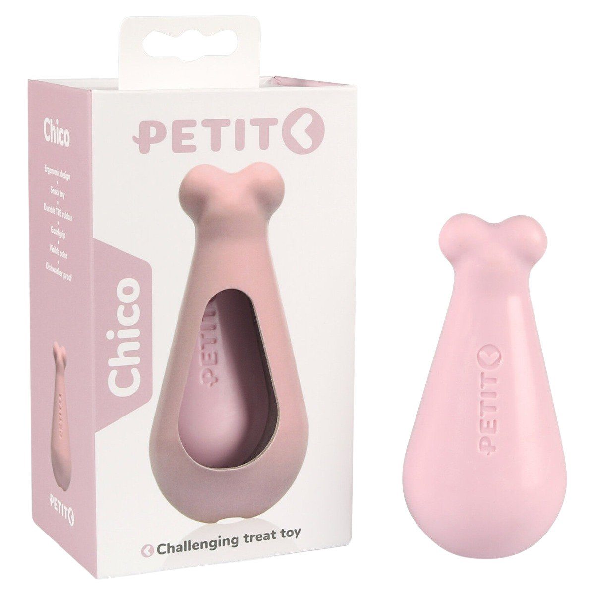 Europet-Bernina Zahnpflege-Spielzeug Snackspielzeug Petit Chico rosa