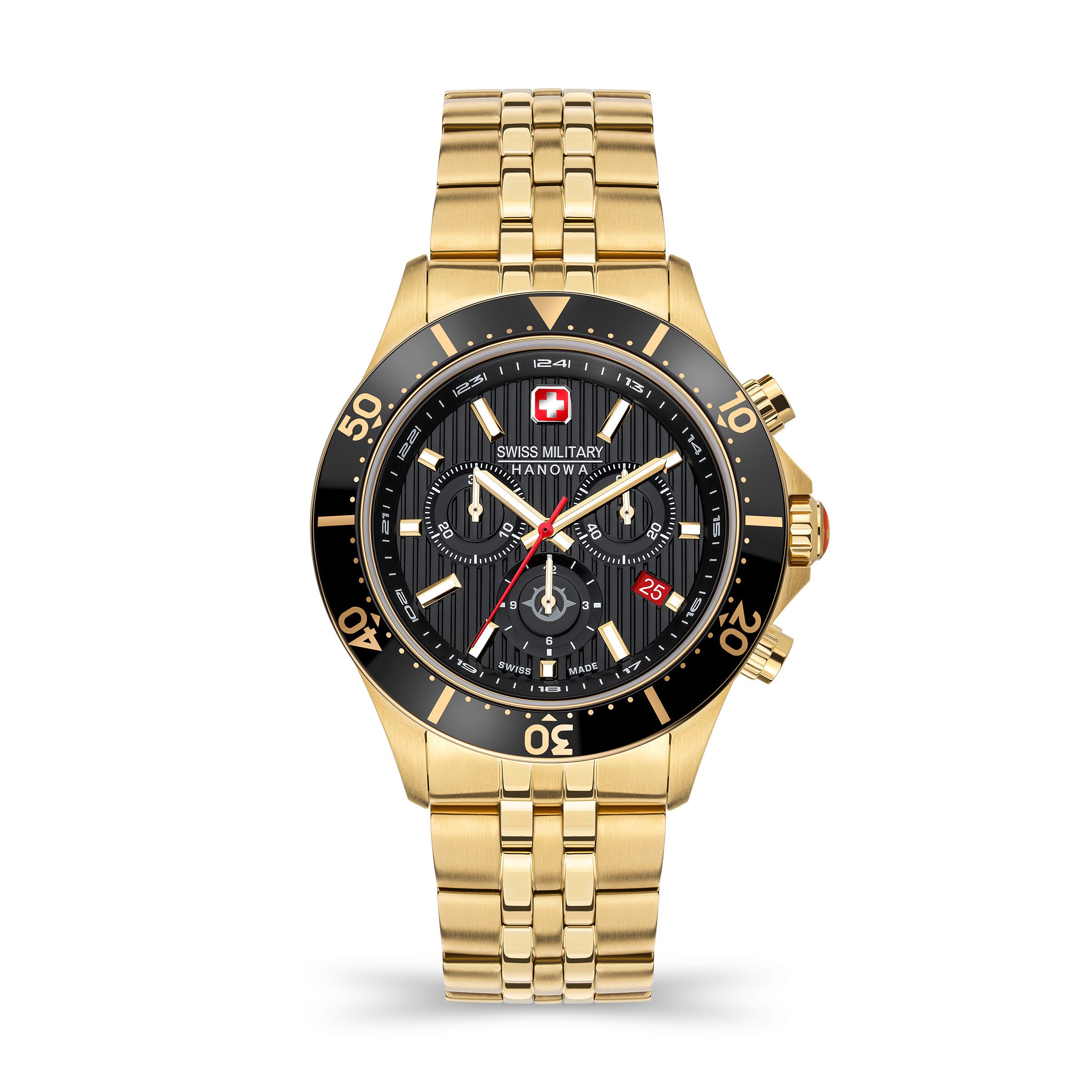 Swiss Military Hanowa Quarzuhr Quarzuhr Herrenuhr 43 Quarz Herren