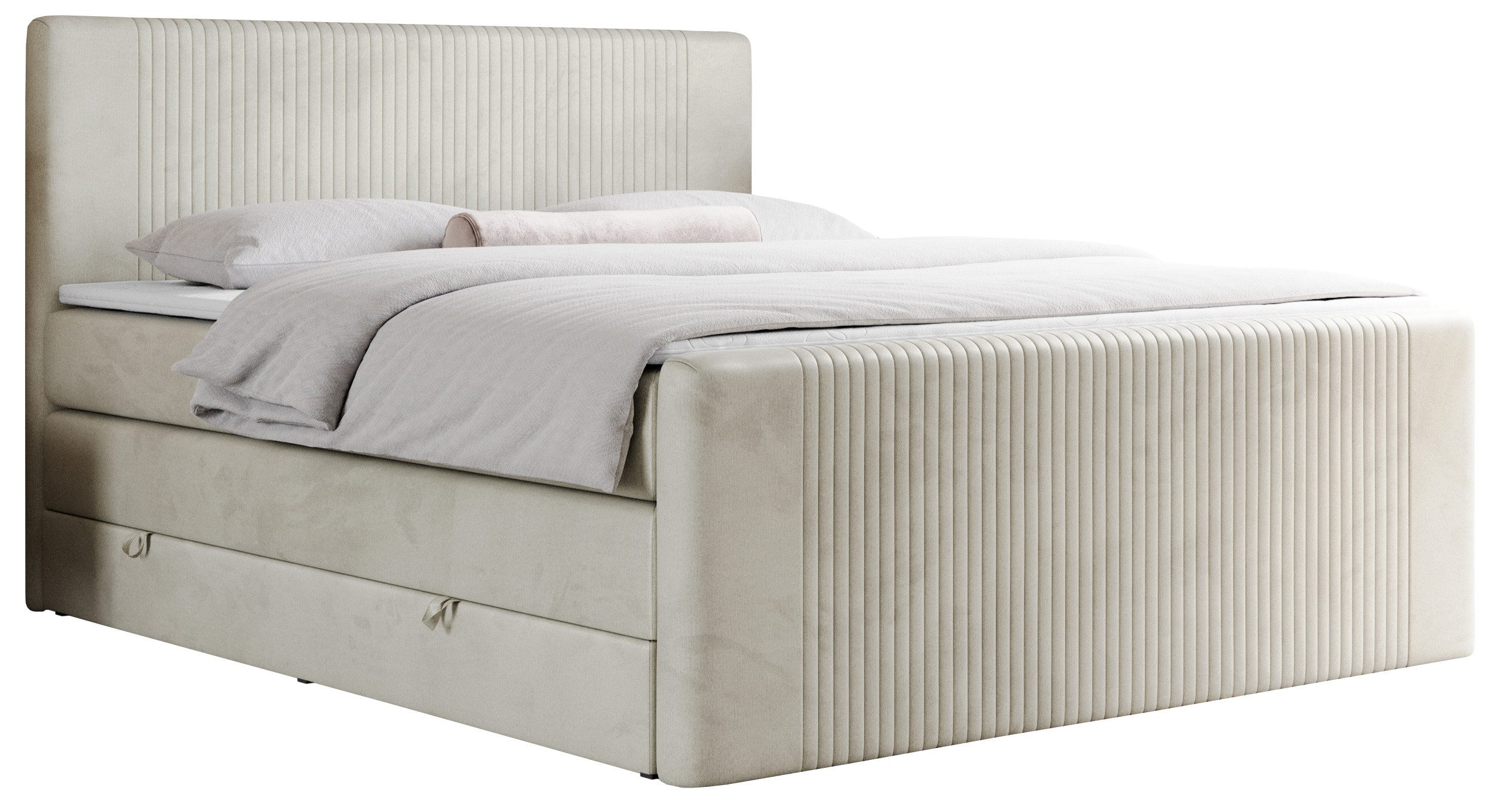 MKS MÖBEL Boxspringbett KING DOREN (Topper günstig online kaufen