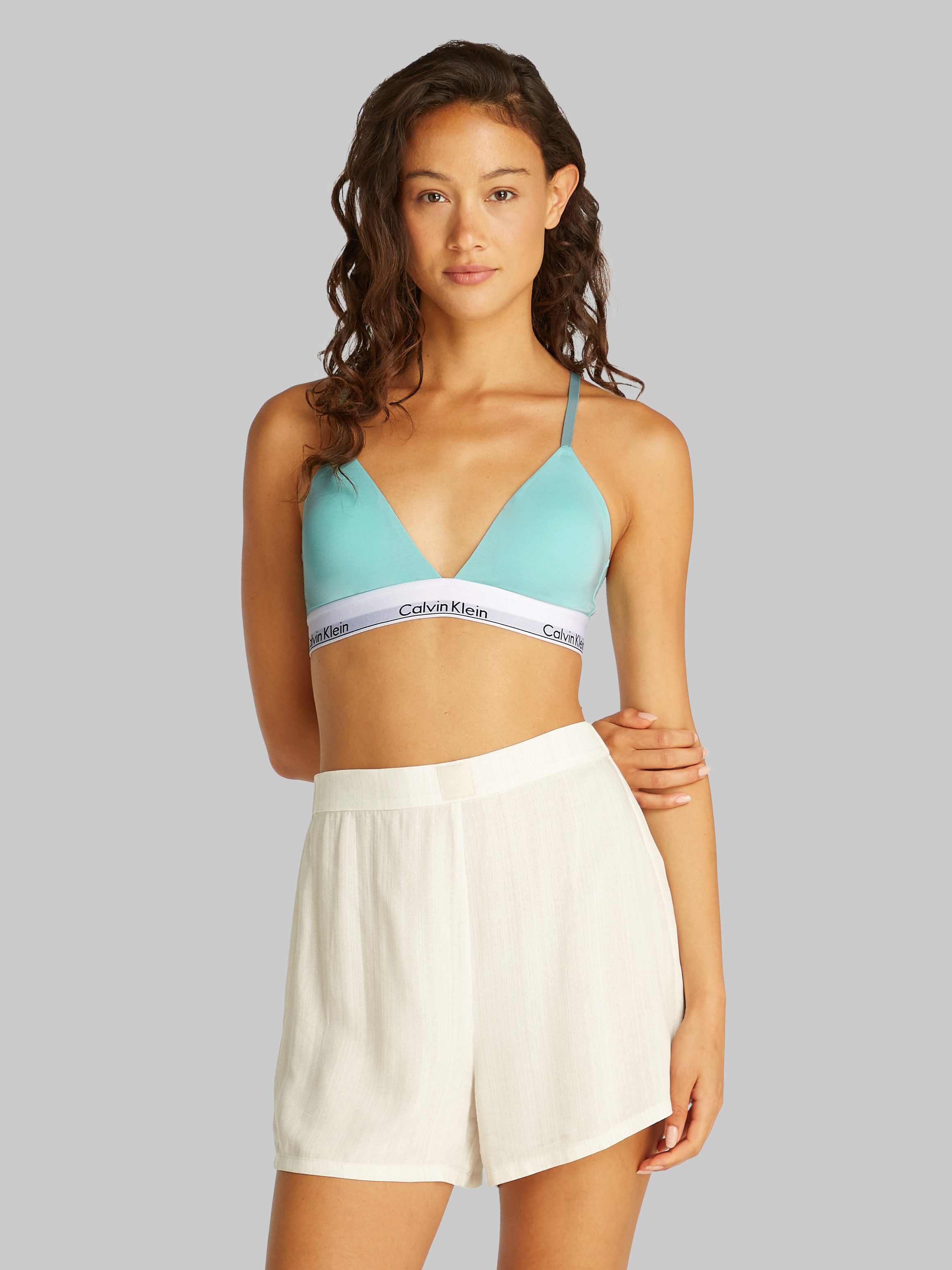 Calvin Klein Underwear Triangel-BH LGHT LINED TRIANGLE mit CK-Logo am Bund