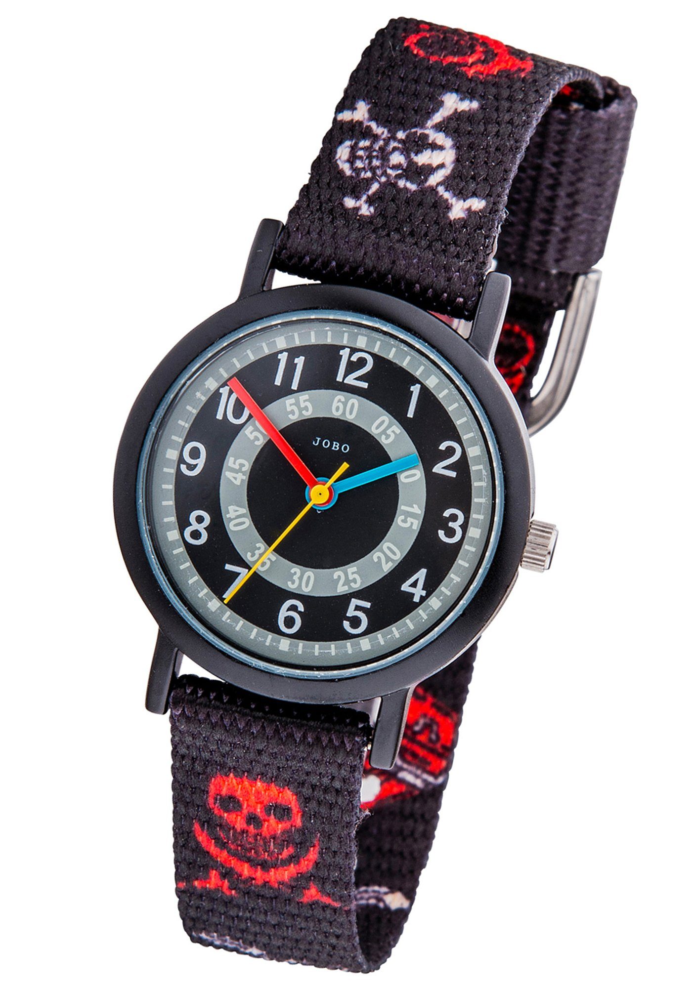 Totenkopf Quarzuhr Kinderuhr, Pirat JOBO