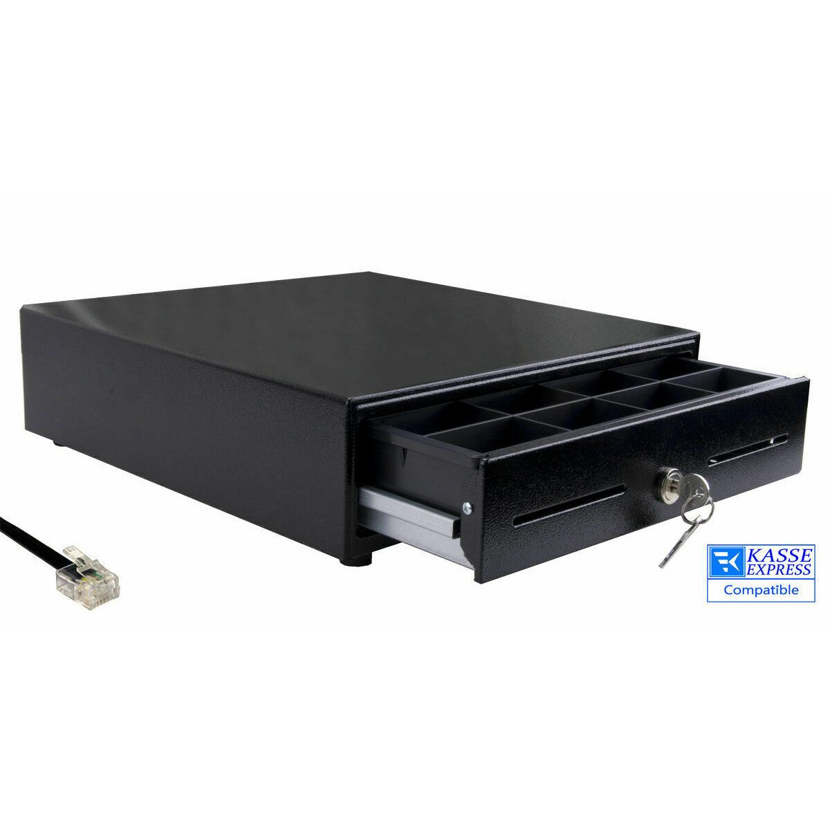 BlitzKasse Geldkassette Kassenlade iQCash330 RJ-11 33x34x10cm Geldlade Geldschublade