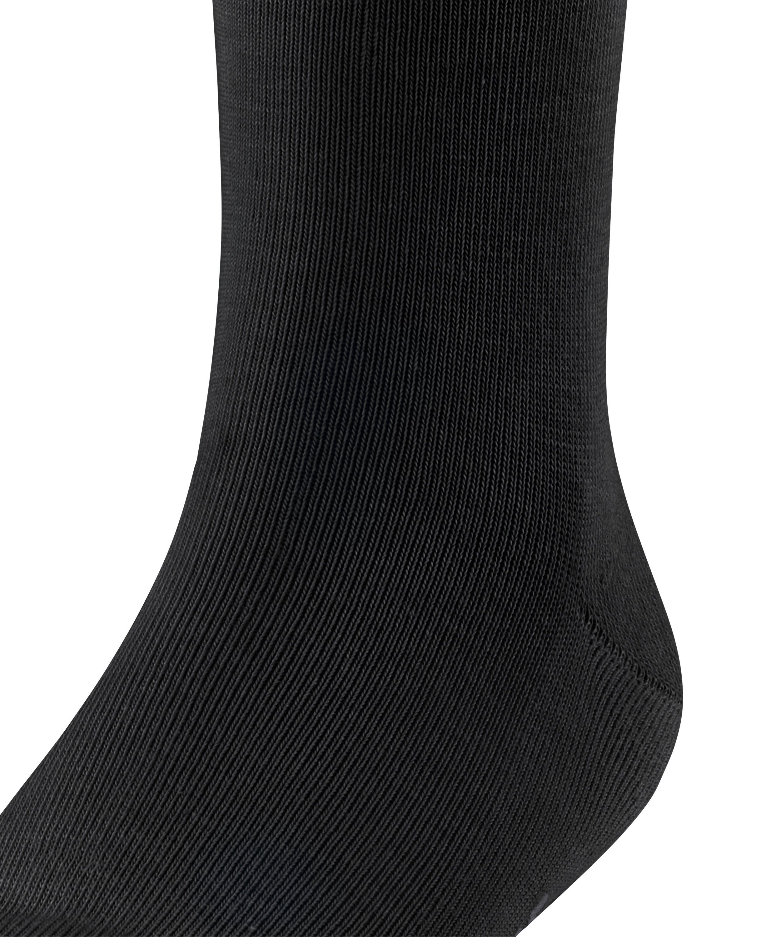 (3000) FALKE (1-Paar) black Family Socken