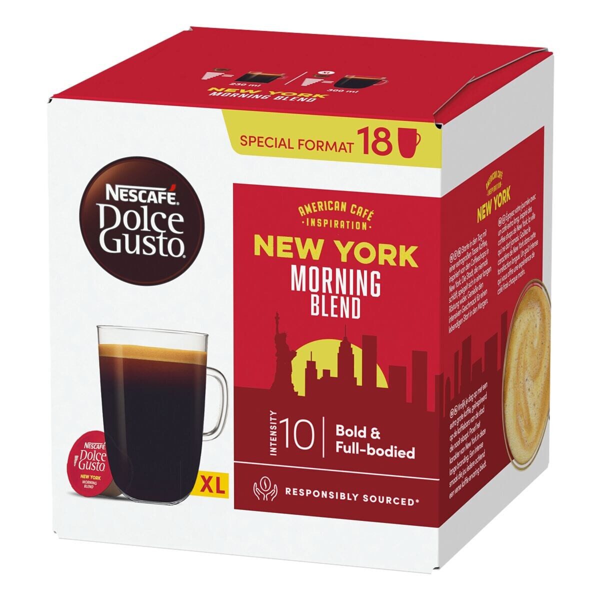 NESCAFÉ® Dolce Gusto® Kaffee Dolce Gusto® - New York Morning Blend, 18 Kapseln