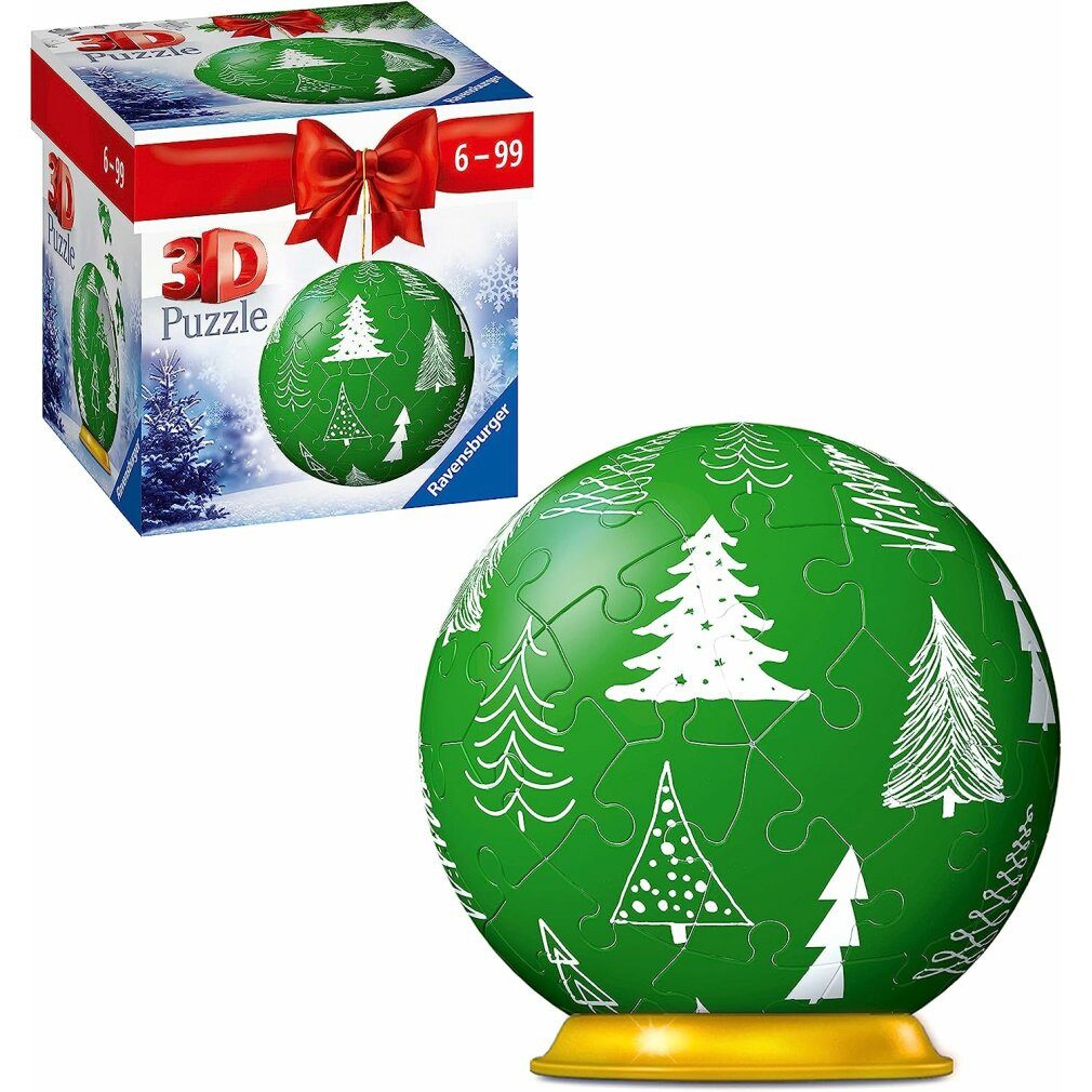 Ravensburger 3D-Puzzle Puzzle 54 Teile 3D Weihnachtskugel Puzzle-Ball, Puzz günstig online kaufen
