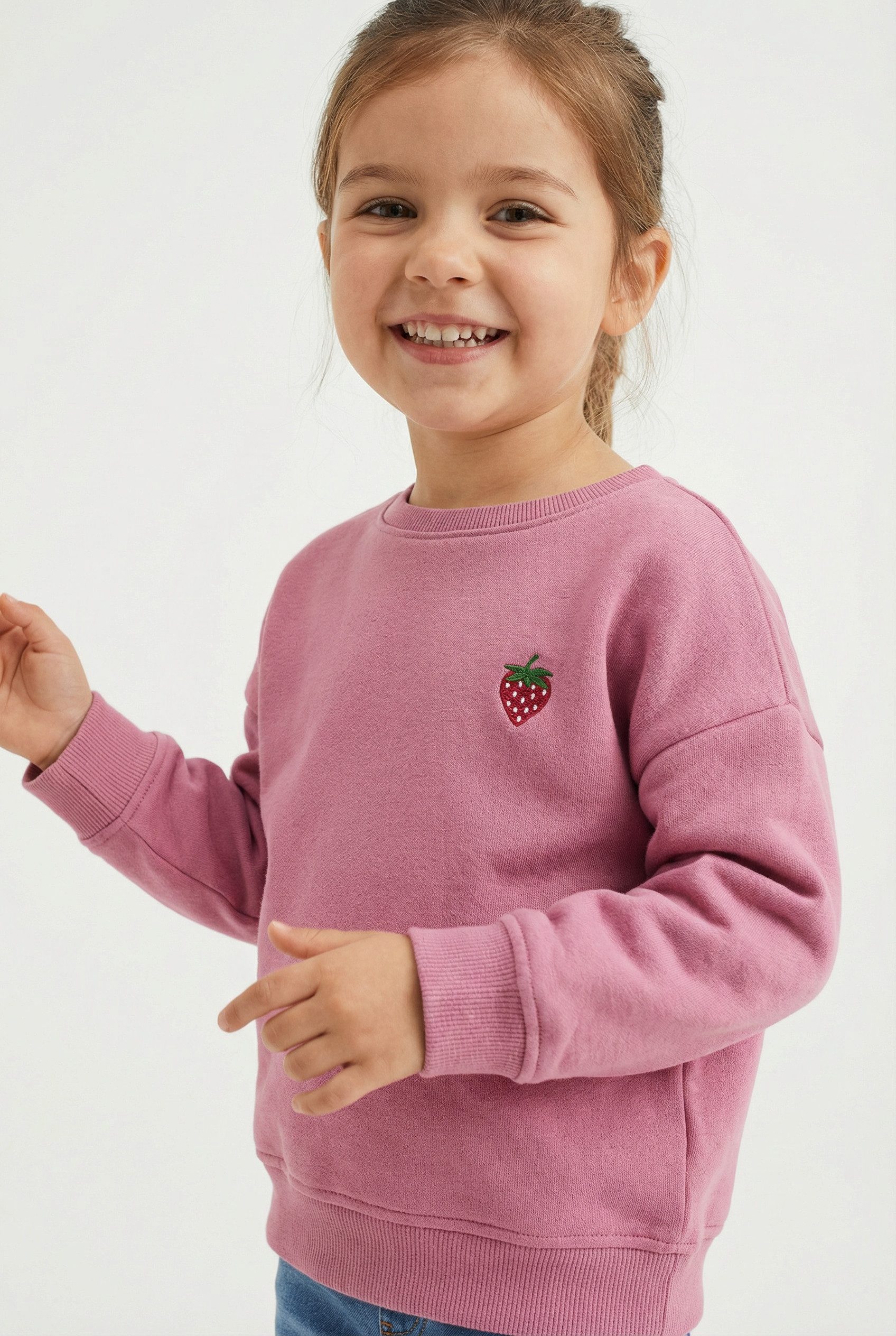 KIDS ONLY Sweatshirt KMGSWEAT L/S CREW EMB LOOSE SWT NOOS