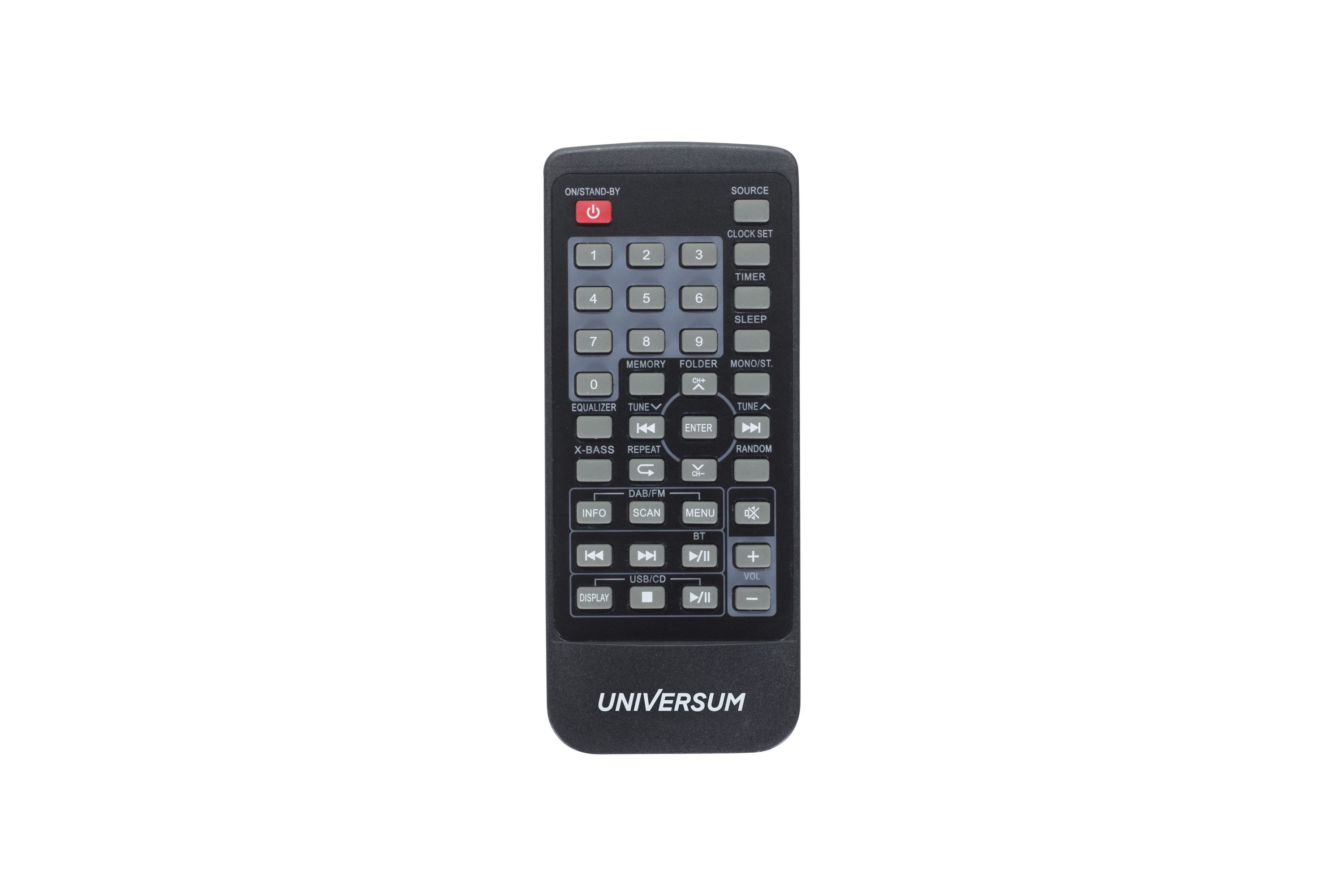 UNIVERSUM* MS 300 black Kompaktanlage (Stereoanlage mit CD, DAB+, UKW Radio, Bluetooth, AUX In und USB) – Bild 5 von 5