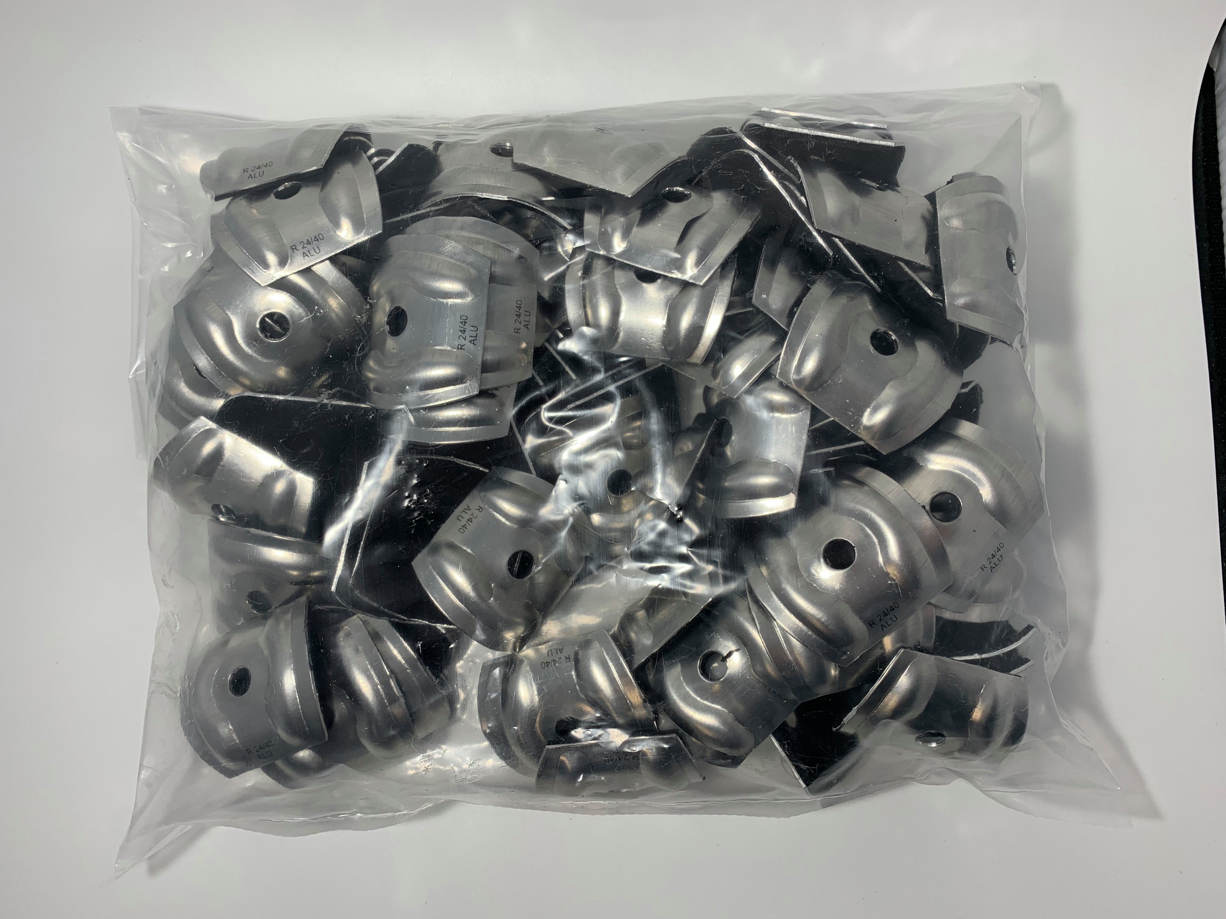 REISSER-Schraubentechnik GmbH Abstandshalter Kalotten Sinus-Profil 100x 76/18 Wellplatten hochwertig EPDM-Dichtung (100-St) Sinus Profil