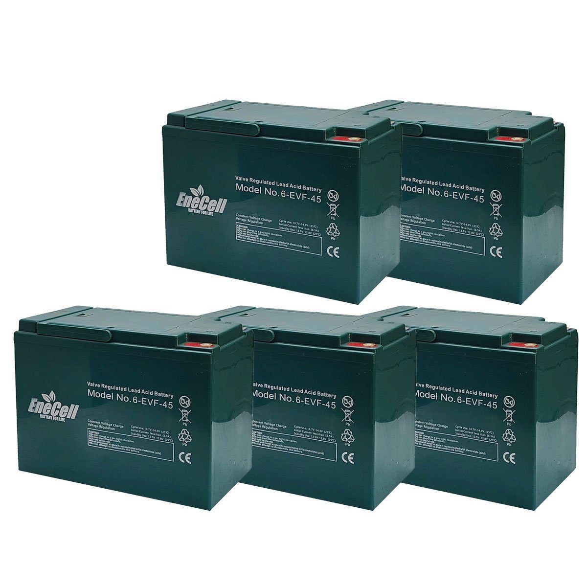 ENECELL Akku - 60V 45AH für e-Lizzy Stormborn econelo ecabino Akkupacks Akkupack 45000 mAh (60 V), Erweiterungsakkus, Ersatzakku